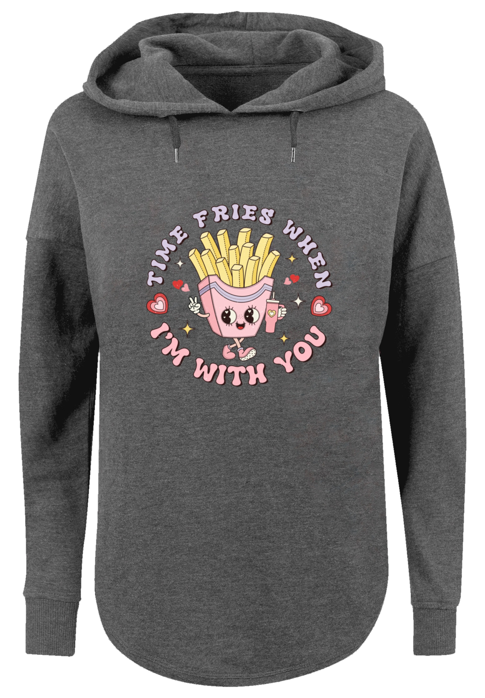 F4NT4STIC Kapuzenpullover "Time Fries when I am with you Valentinstag", Pre günstig online kaufen