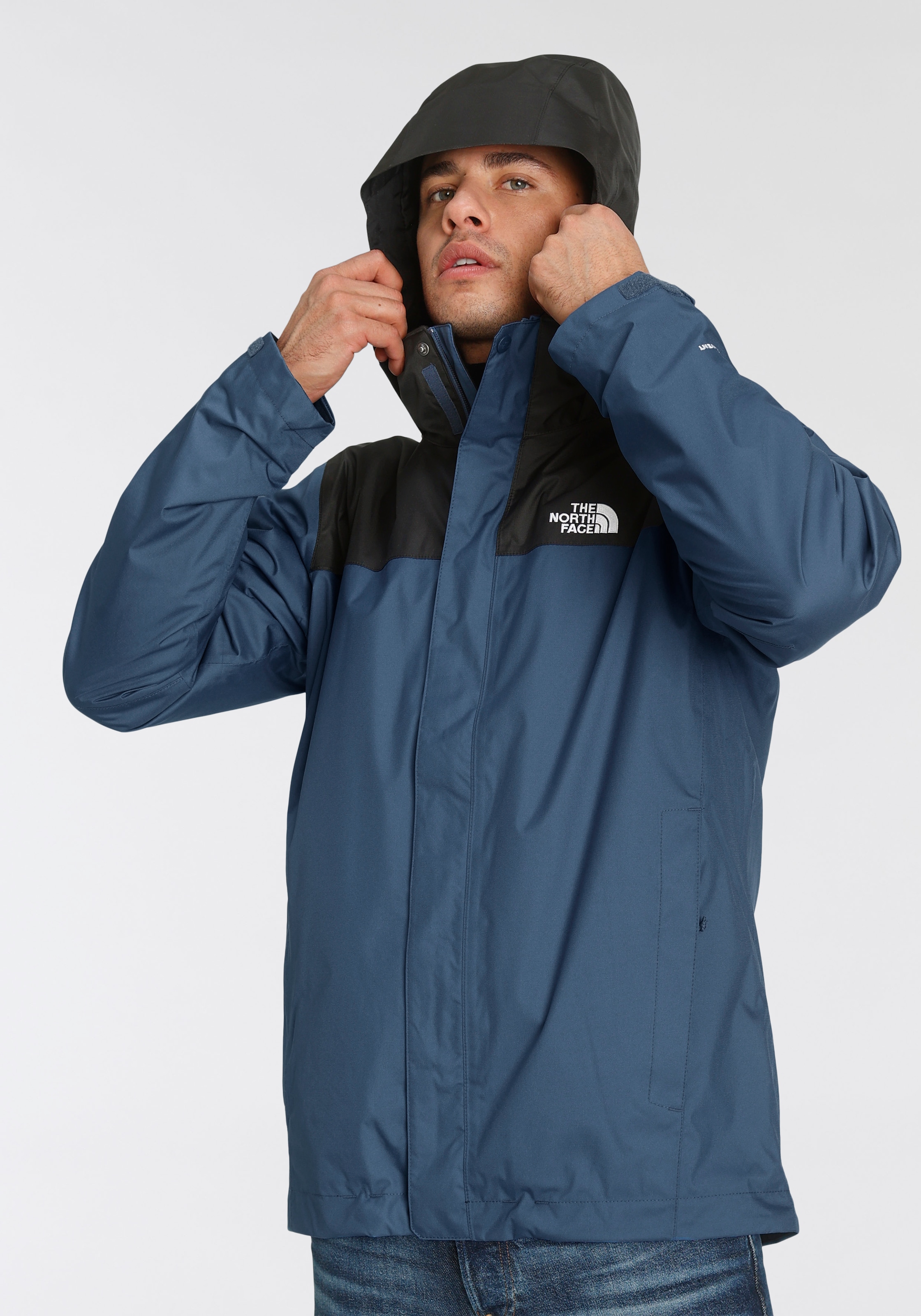 The North Face 3-in-1-Funktionsjacke "EVOLVE II TRICLIMATE", (Set, 2 St.), mit Kapuze, Wasserdicht & Windabweisend & Atm