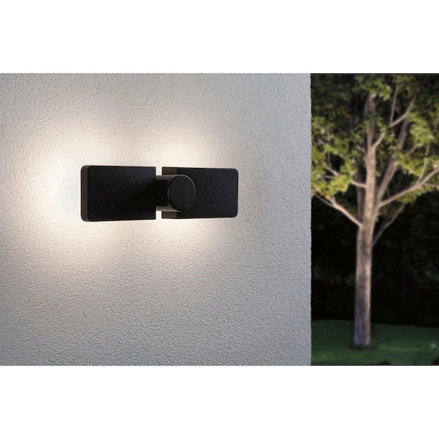 Paulmann LED Außen-Wandleuchte »Outdoor 230V Pekana IP44 anthrazit«, 2  flammig-flammig, IP44 | BAUR