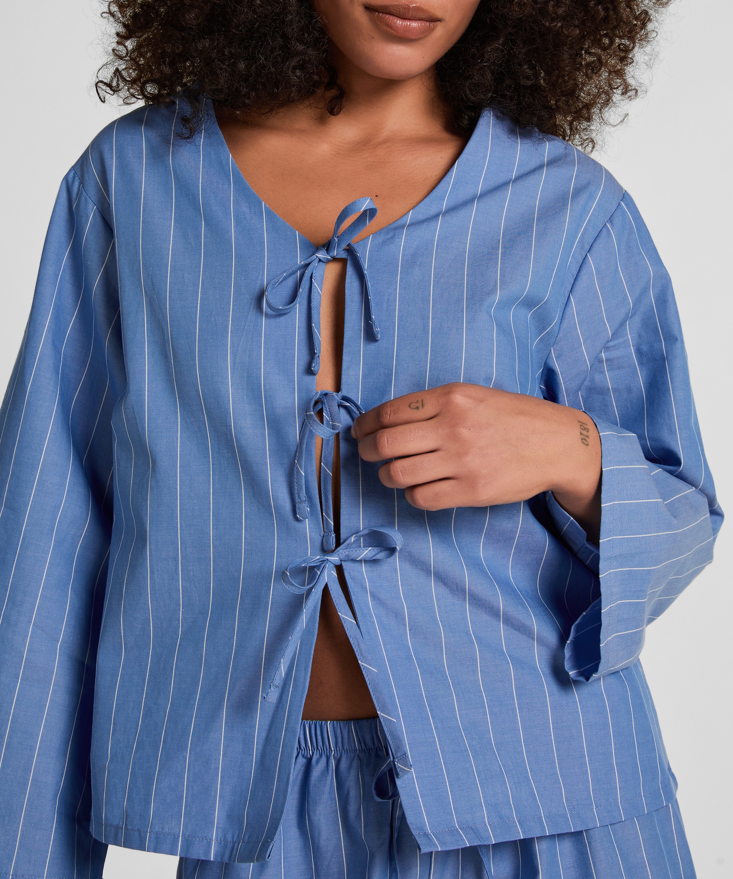 Hunkemöller Pyjama "Gestreiftes Pyjama-Oberteil" günstig online kaufen