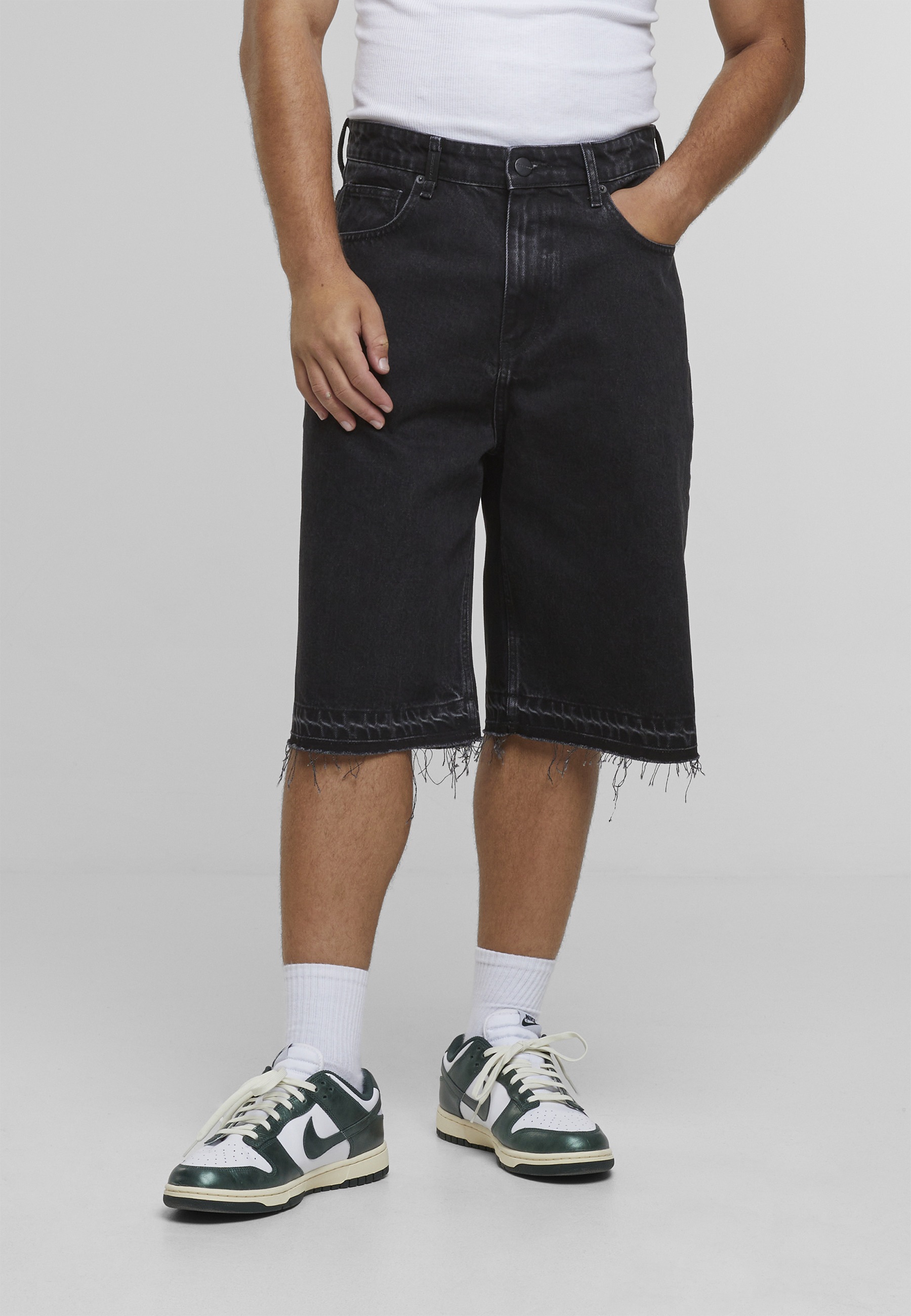 Thumbnail - 2Y Studios Jeansshorts "2Y Studios Joran Open Hem Baggy Shorts"
