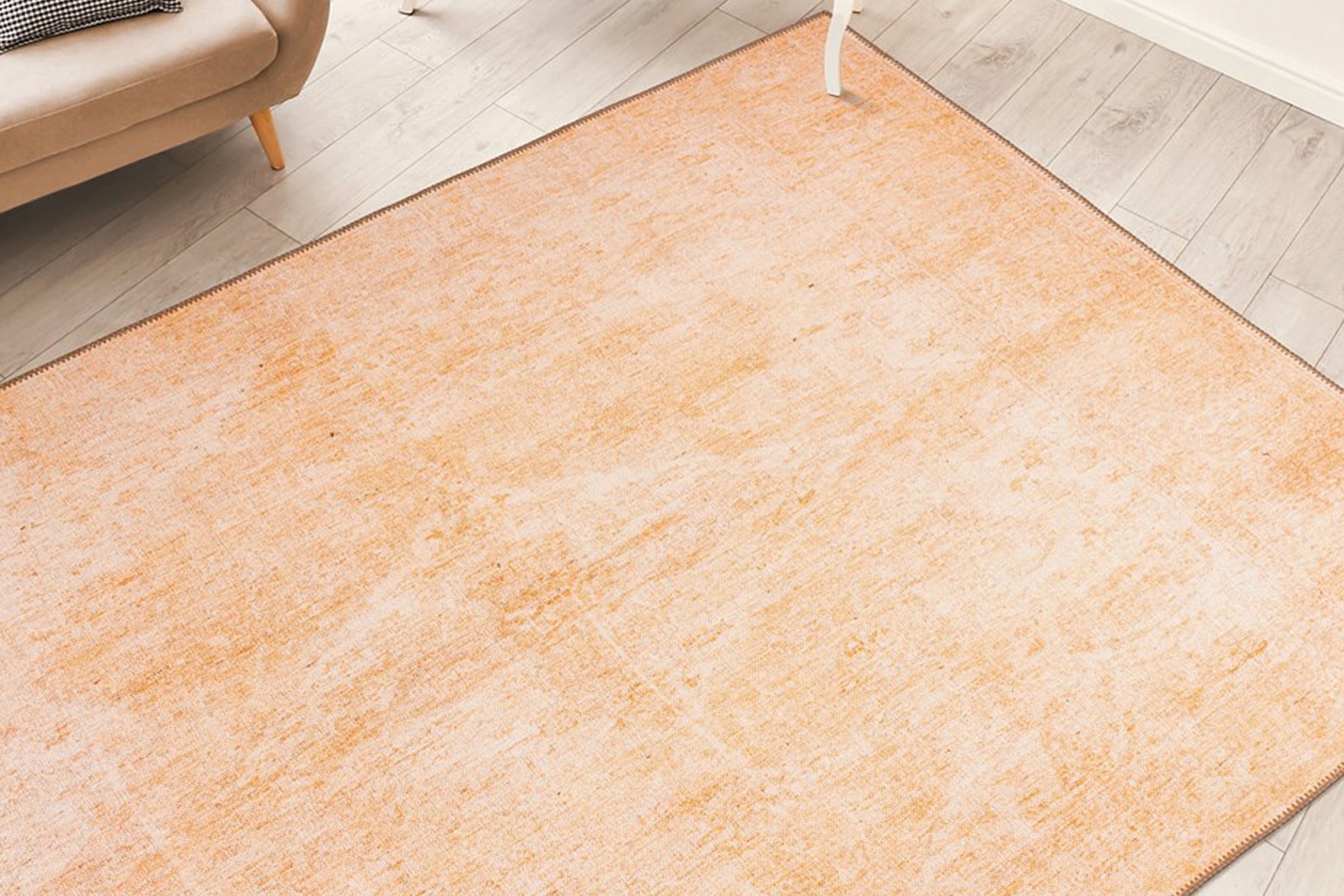 Teppich ME GUSTA "Faye 825", beige (sand), B:240cm H:6mm L:330cm, Polyester, Teppiche, Teppich, Flachgewebe, gedrucktes Motiv, Wohnzimmer, Esszimmer