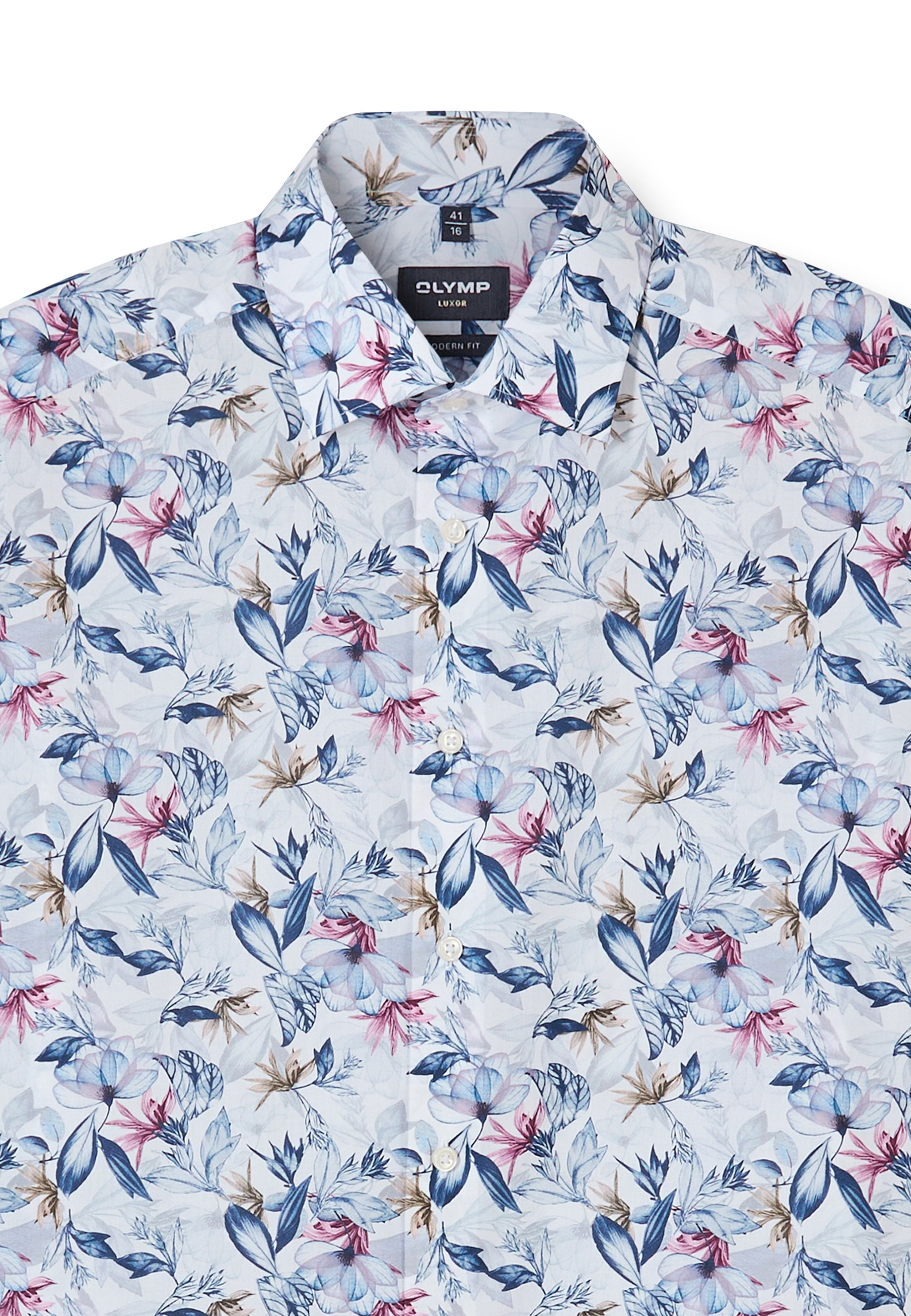 OLYMP Businesshemd »OLYMP Luxor, modern fit, New Kent mit extra langem Arm«