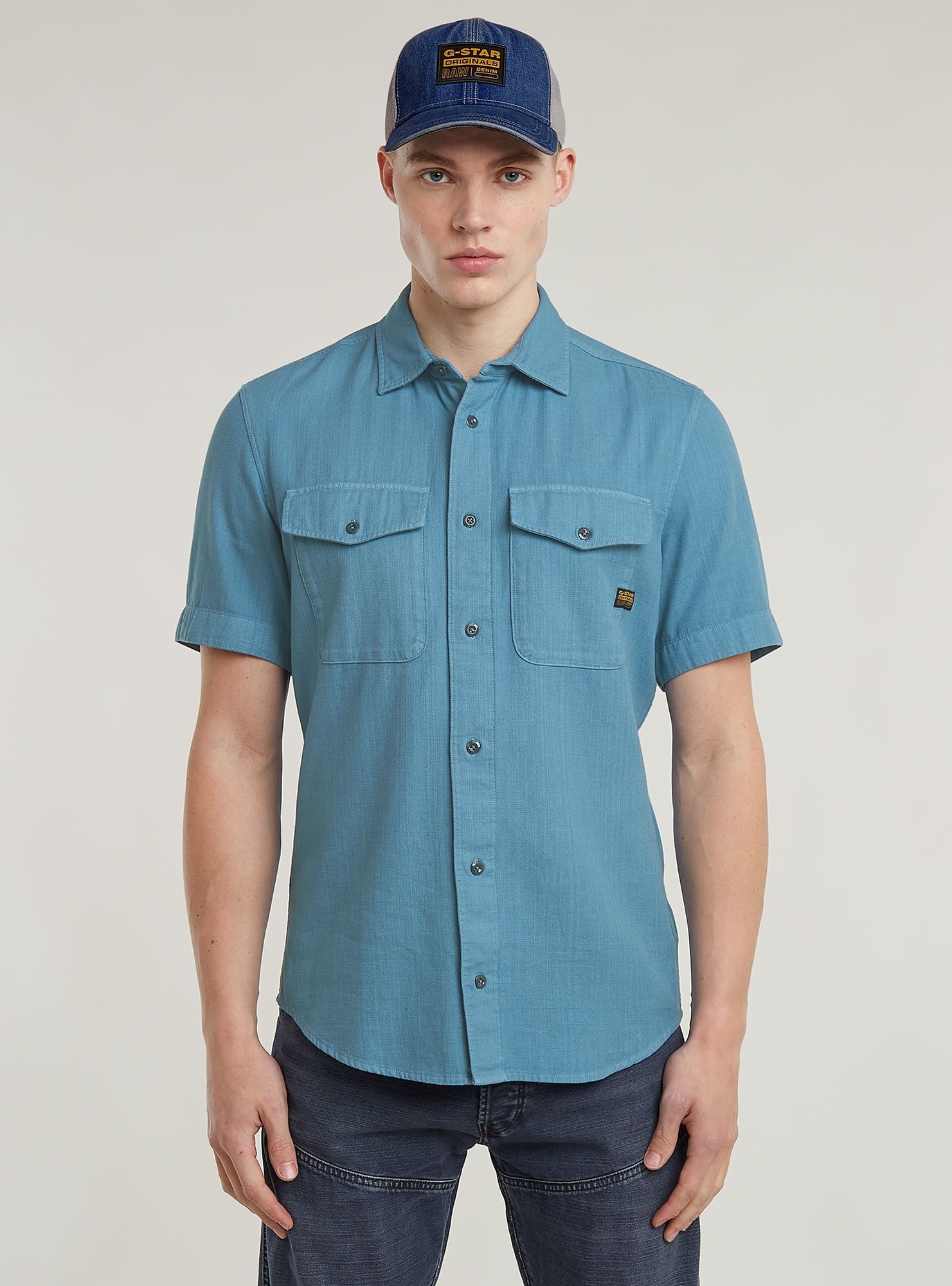 G-STAR Langarmshirt "Marine Slim Hemd"