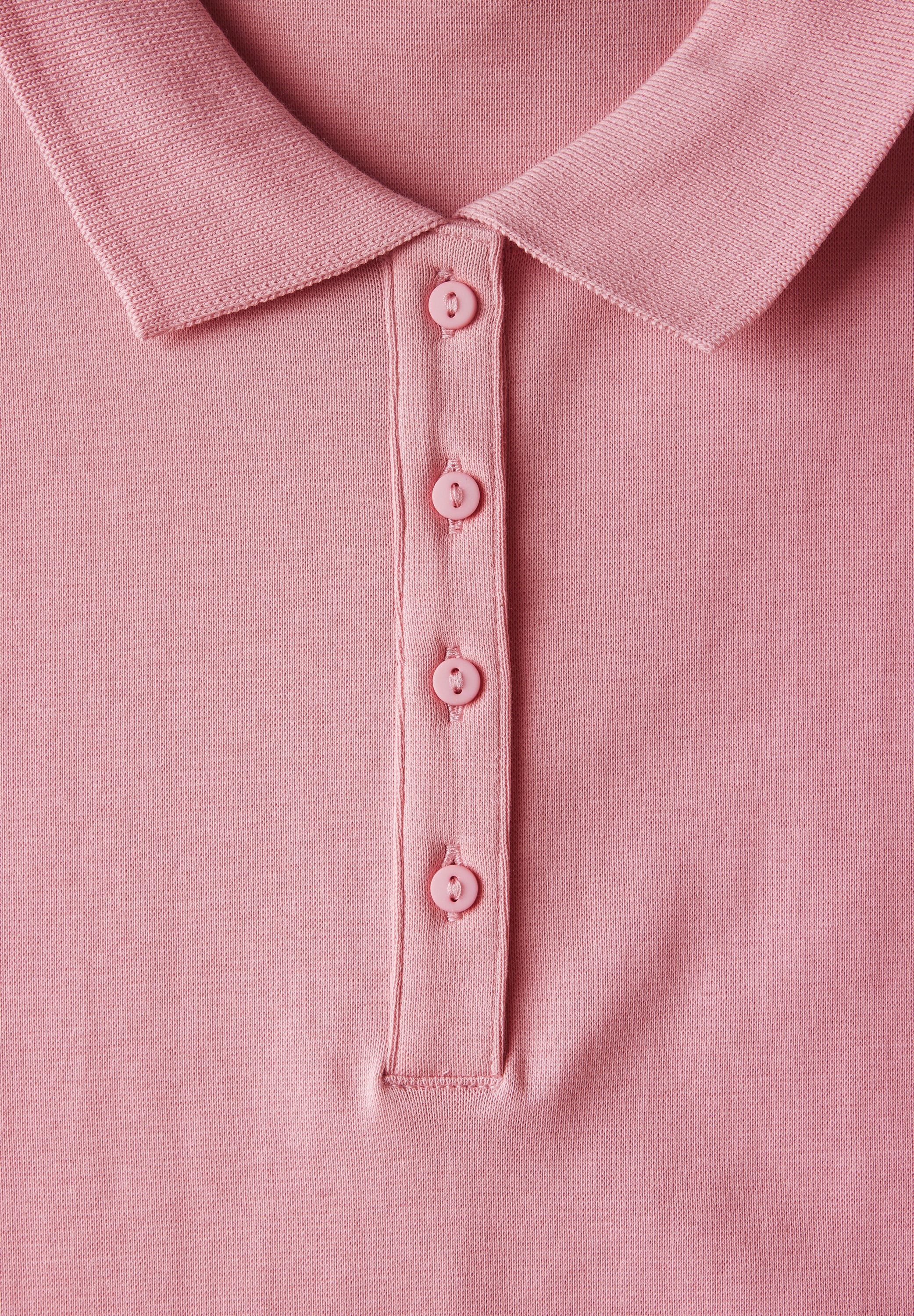 STREET ONE Poloshirt, aus Baumwolle mit Stretchante