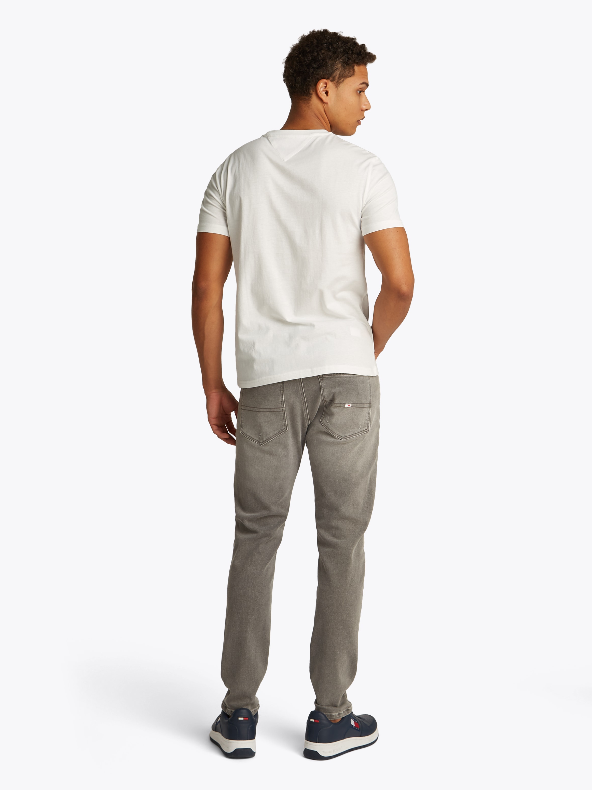 Tommy Jeans T-Shirt »TJM XSLIM 3 PACK TEE«, Mit Rundhalsausschnitt