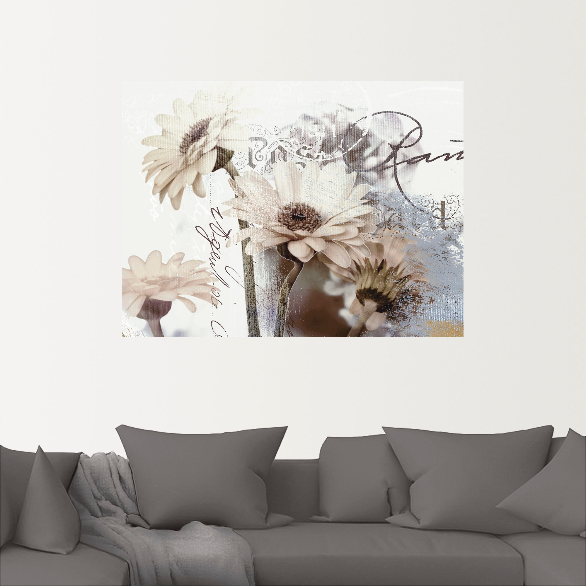 Artland Wandbild »Gerberas_Detail«, Blumenbilder, (1 St.), als Leinwandbild, Poster, Wandaufkleber in verschied. Größen