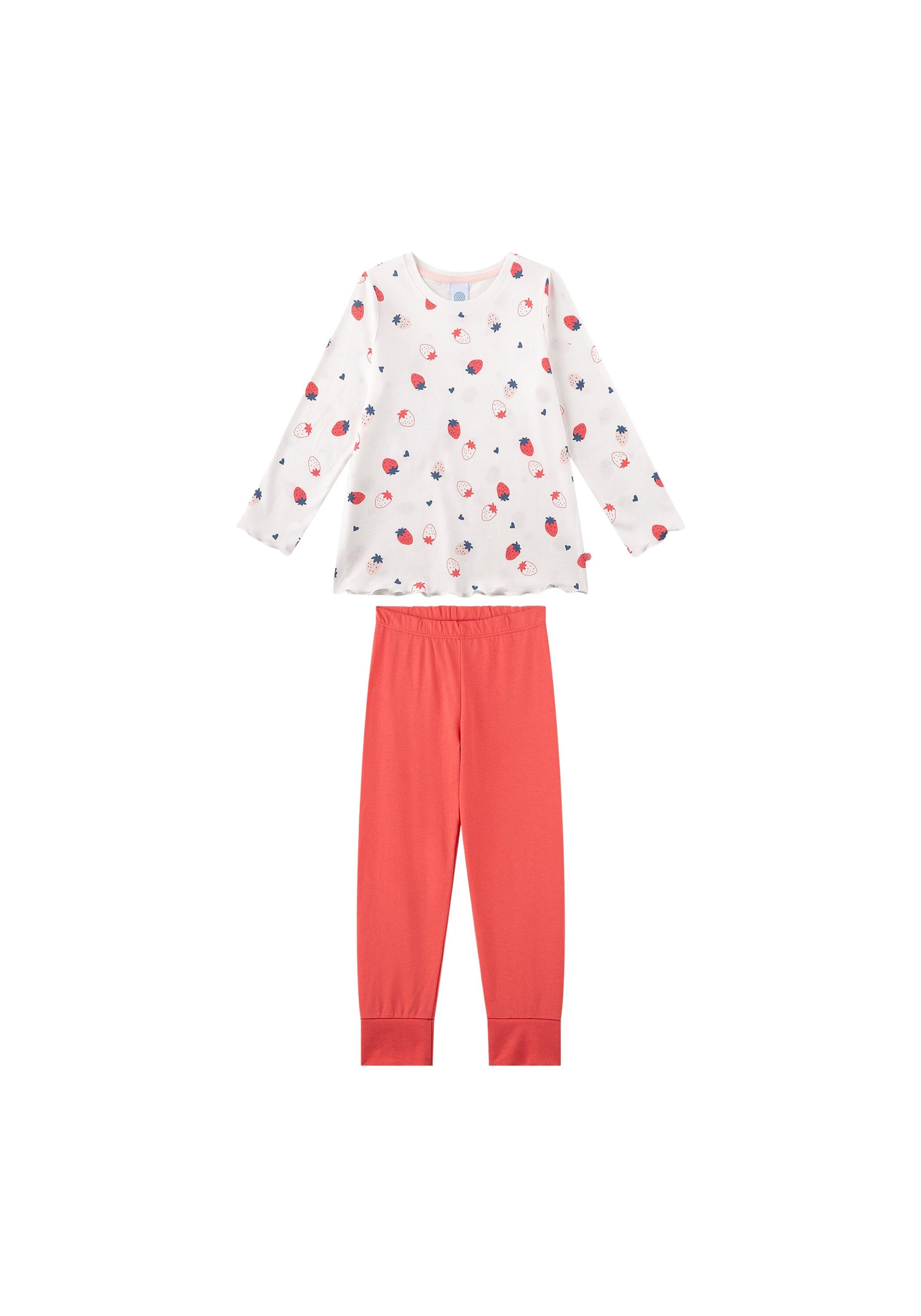 Sanetta Schlafanzug "Pyjama Schlafanzug Erdbeeren Pyjama Kids lang"