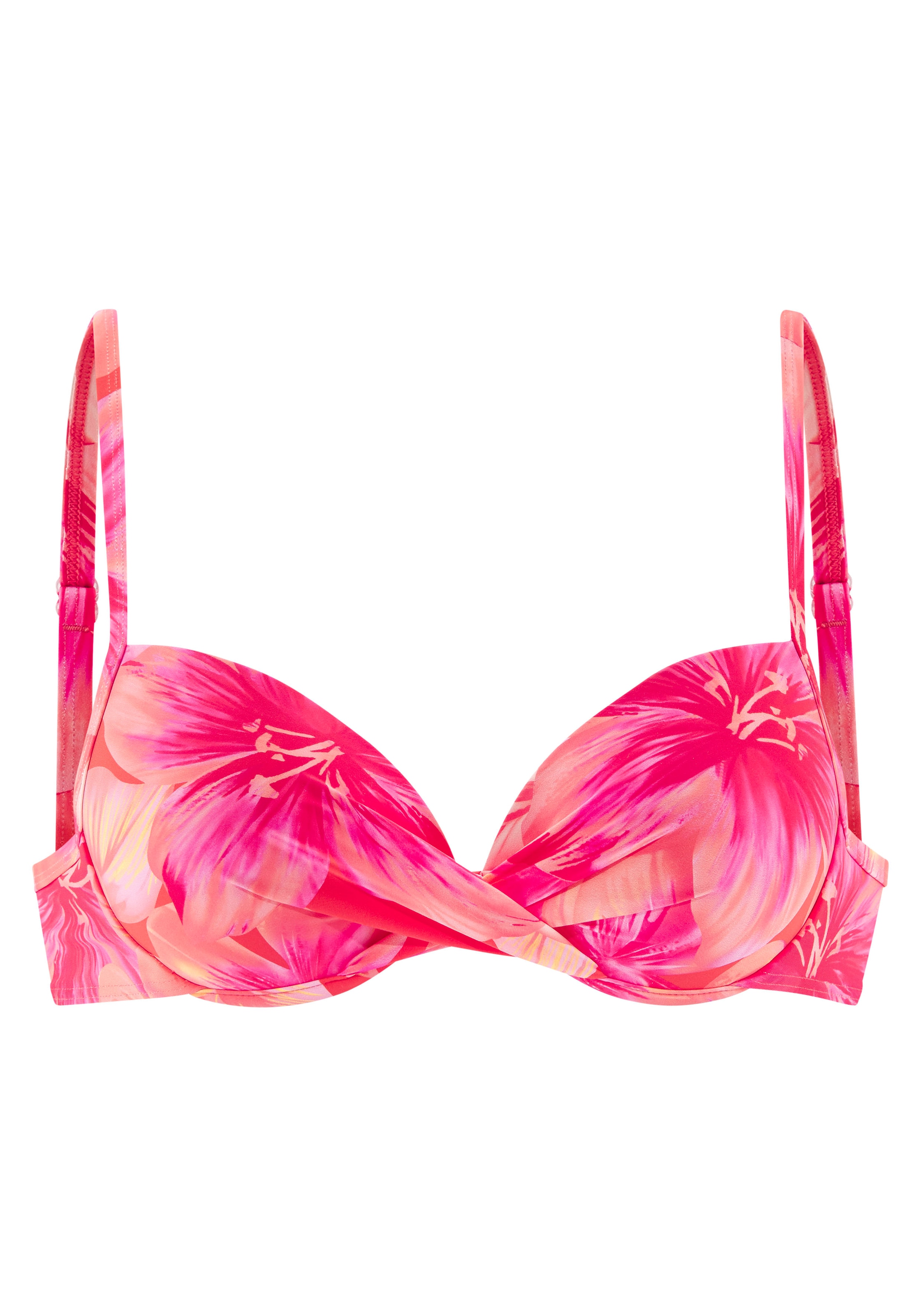 s.Oliver Push-Up-Bikini-Top »Jayce«, mit Blumenprint