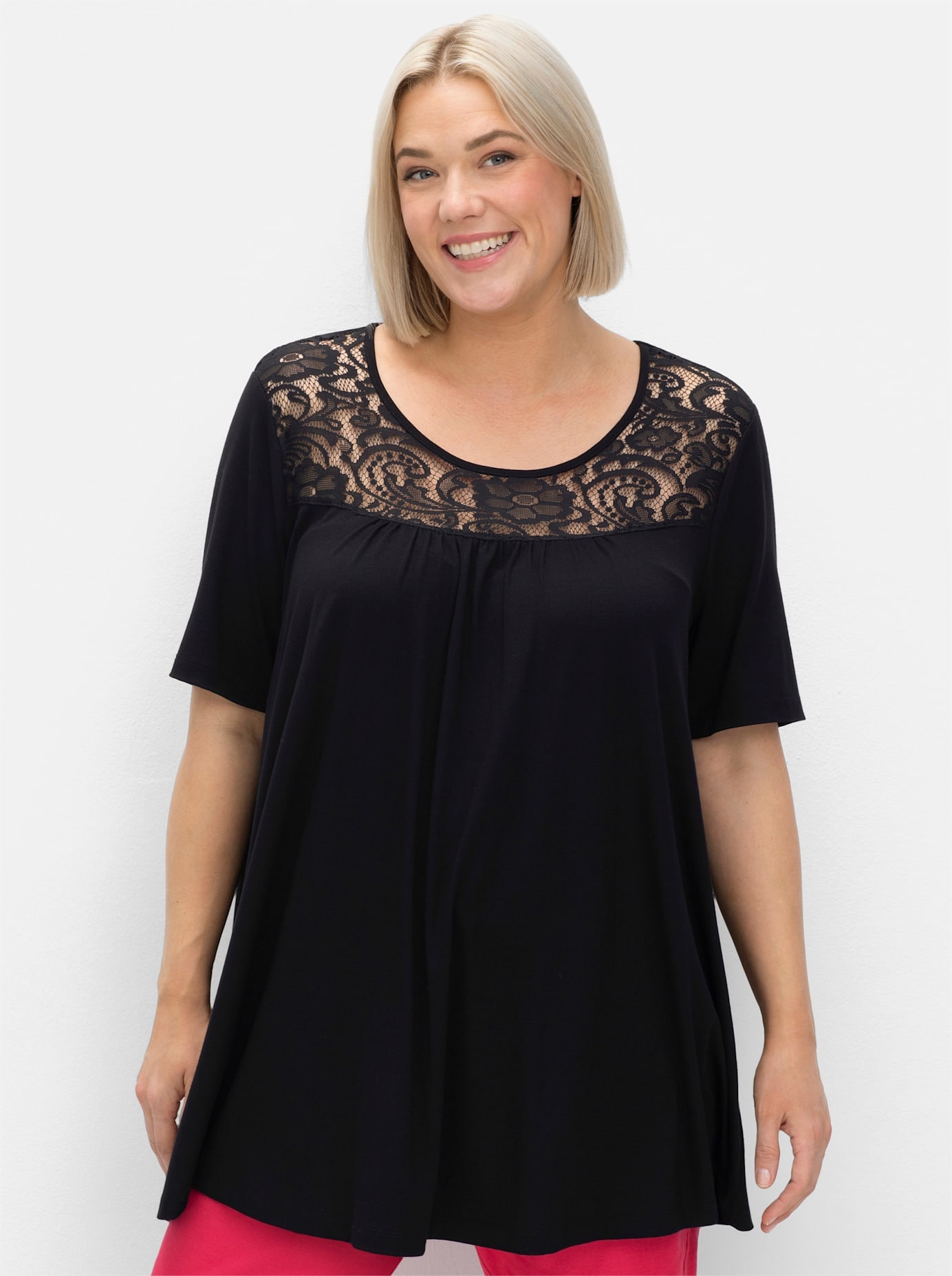 Sheego Longshirt "T-Shirt", (1 tlg.) günstig online kaufen