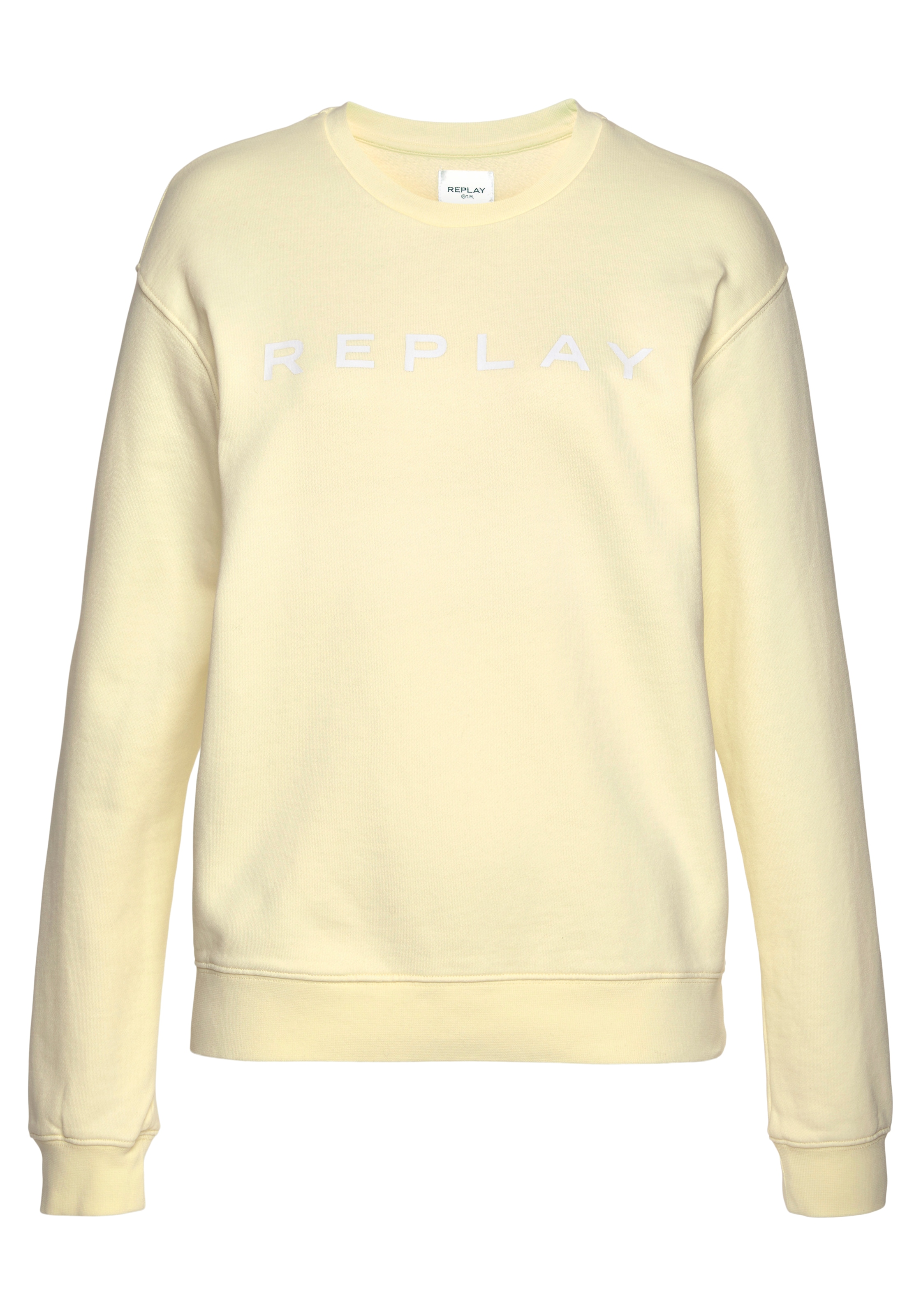 Sweater, aus reiner für bestellen BAUR Replay | Baumwolle