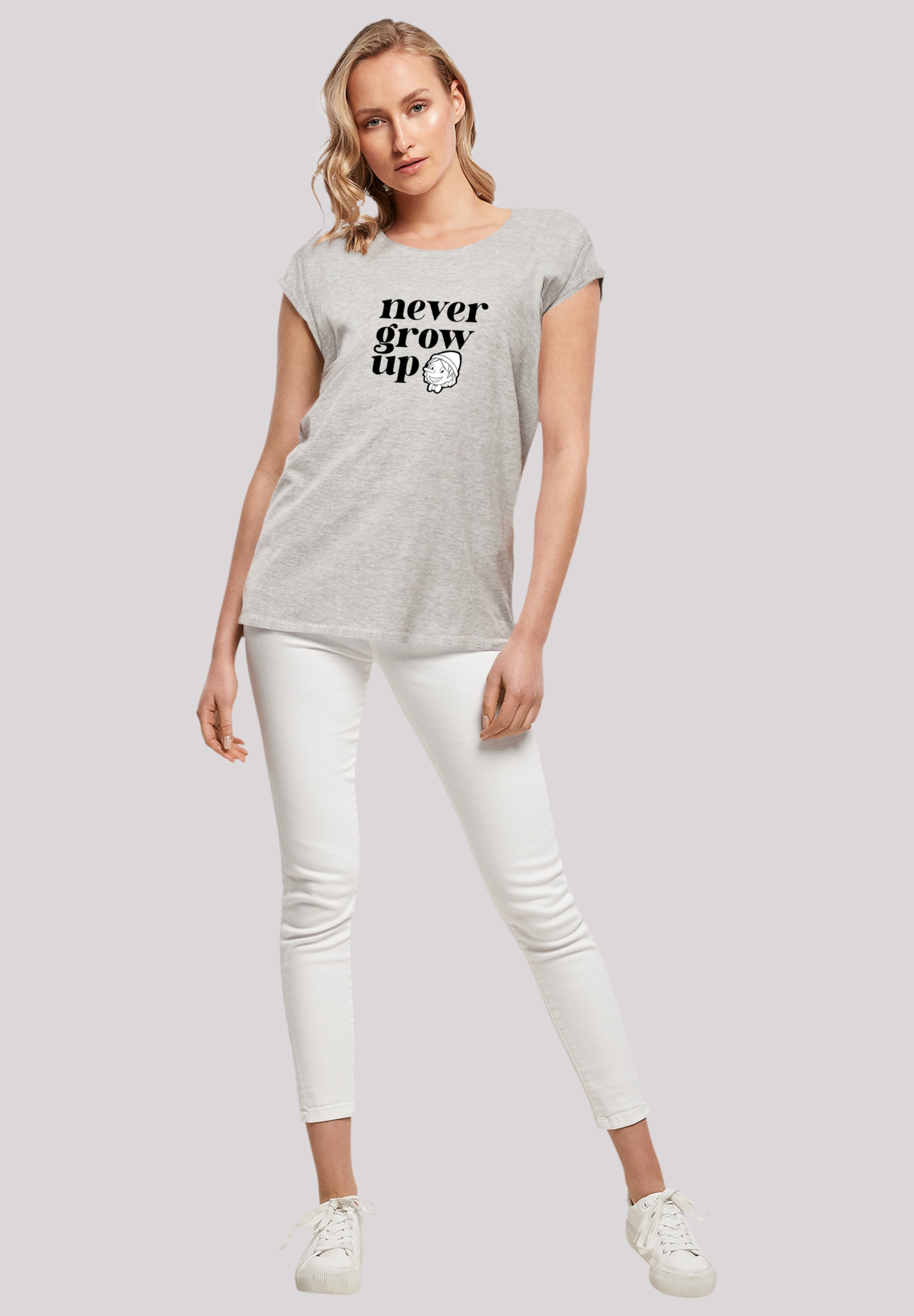 F4NT4STIC T-Shirt »Heroes of Childhood Pinocchio Never Grow Up«, Retro, Heroes of Childhood, TV Serie
