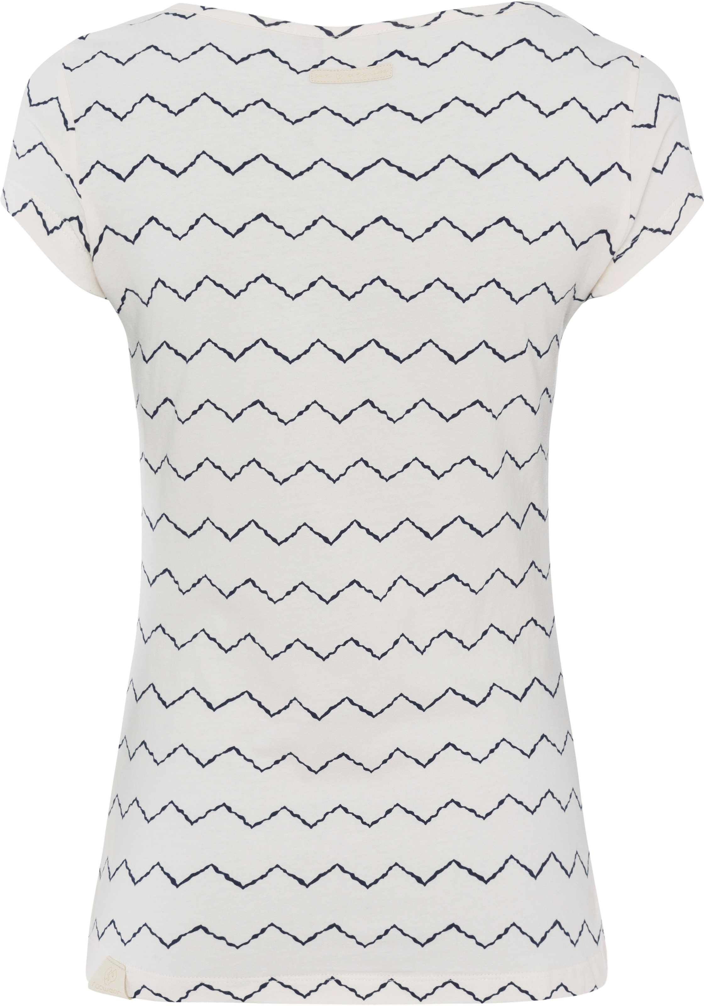 Ragwear T-Shirt »MINT Zag kaufen für BAUR Zig ZAG«, ZIG im | Allover-Print-Design