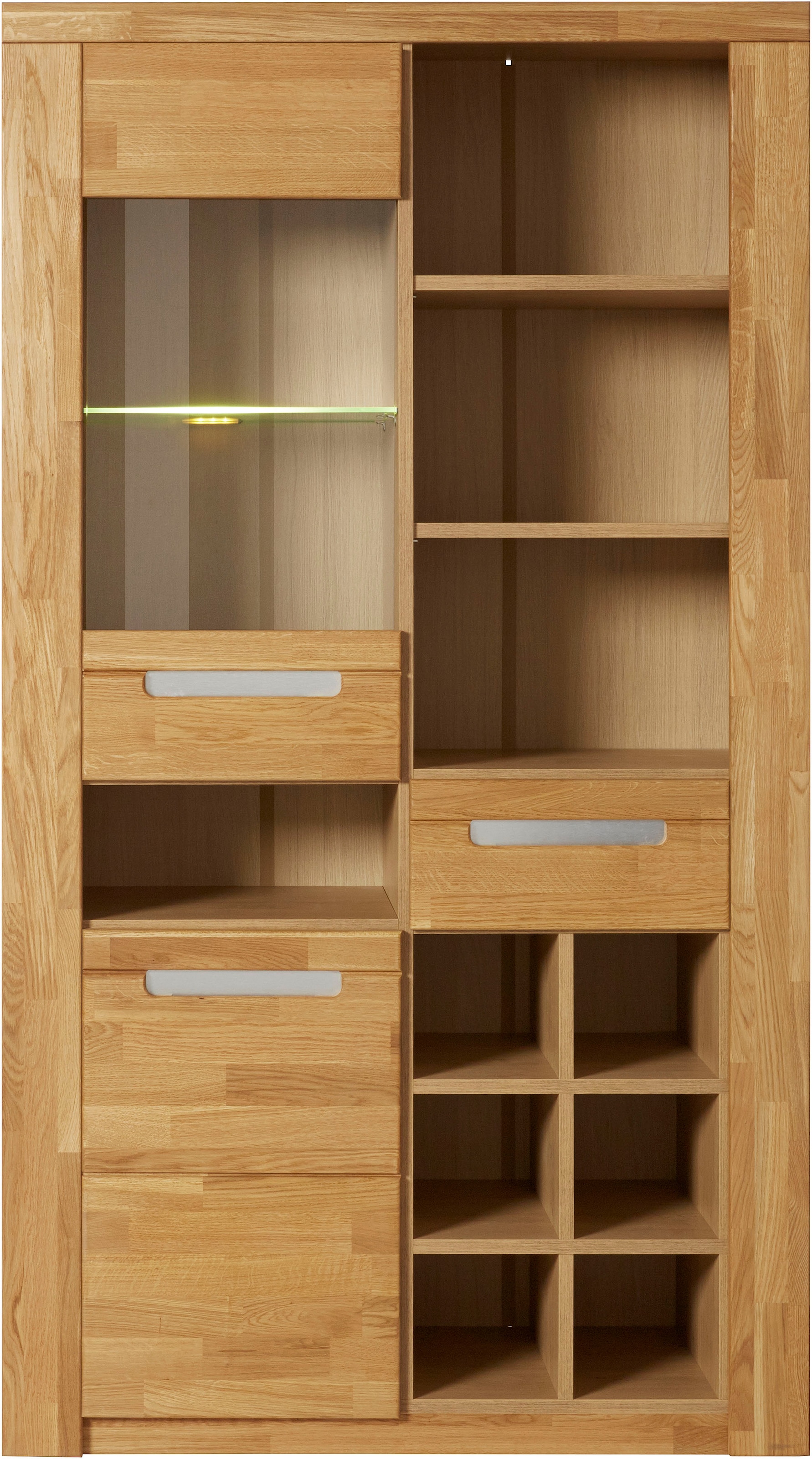 OTTO home Vitrine "Kolding" teilmassiv günstig online kaufen