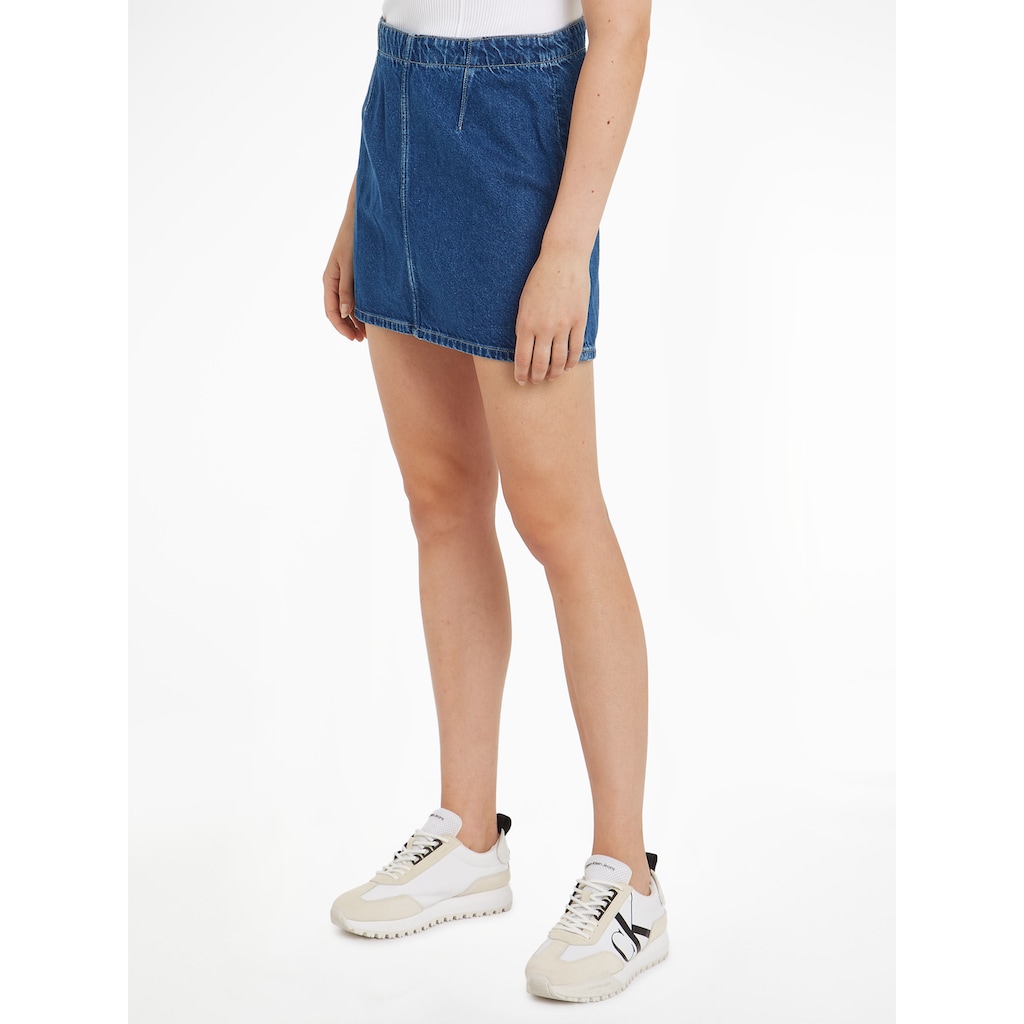 Calvin Klein Jeans A-Linien-Rock »MR A LINE DARTED MINI SKIRT«