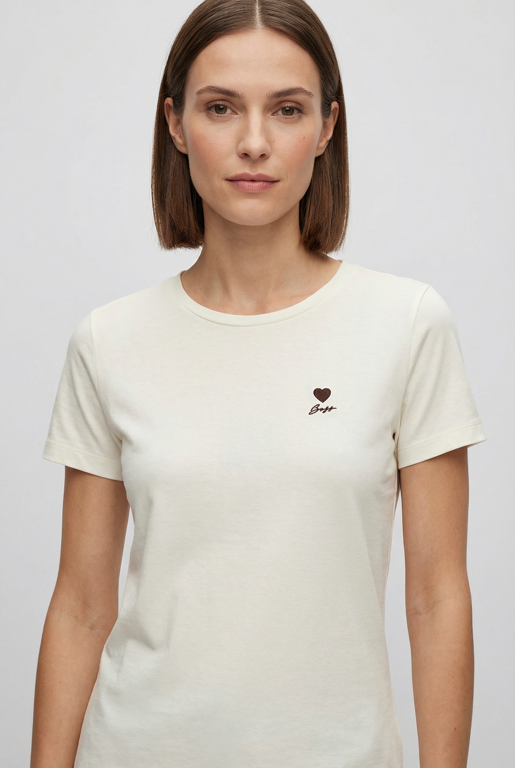 BOSS ORANGE T-Shirt "Elove Premium Damenmode" aus Baumwolle, Rundhals günstig online kaufen