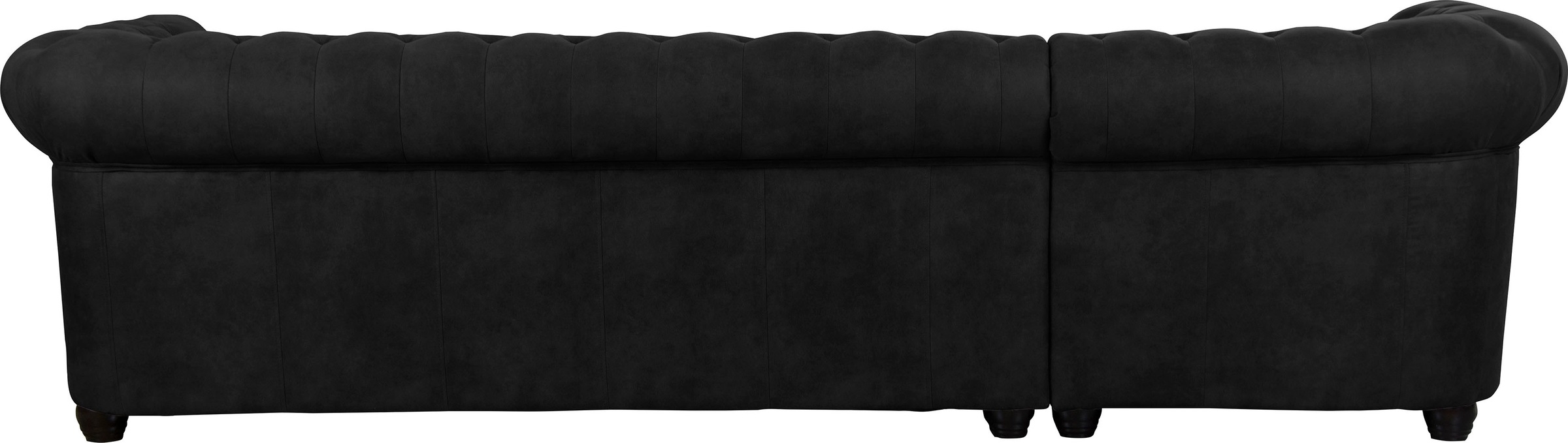 Home affaire Chesterfield-Sofa »Rysum L-Form«, Chesterfield-Optik mit Ottomanen-Abschluß