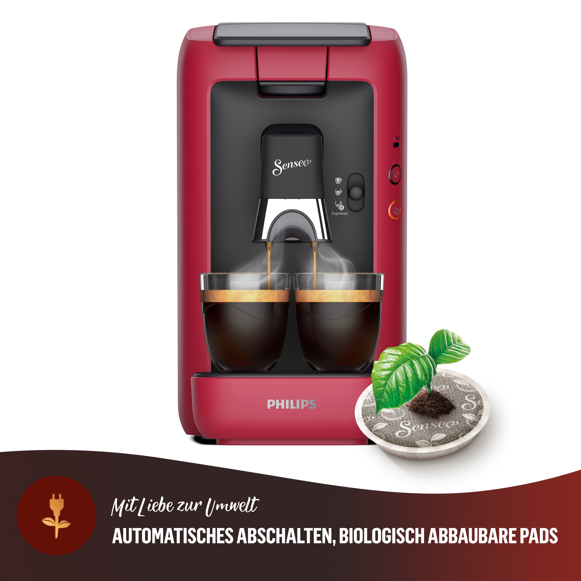 Philips Senseo Kaffeepadmaschine "Maestro CSA260/60, mit drei Kaffee-Einste günstig online kaufen