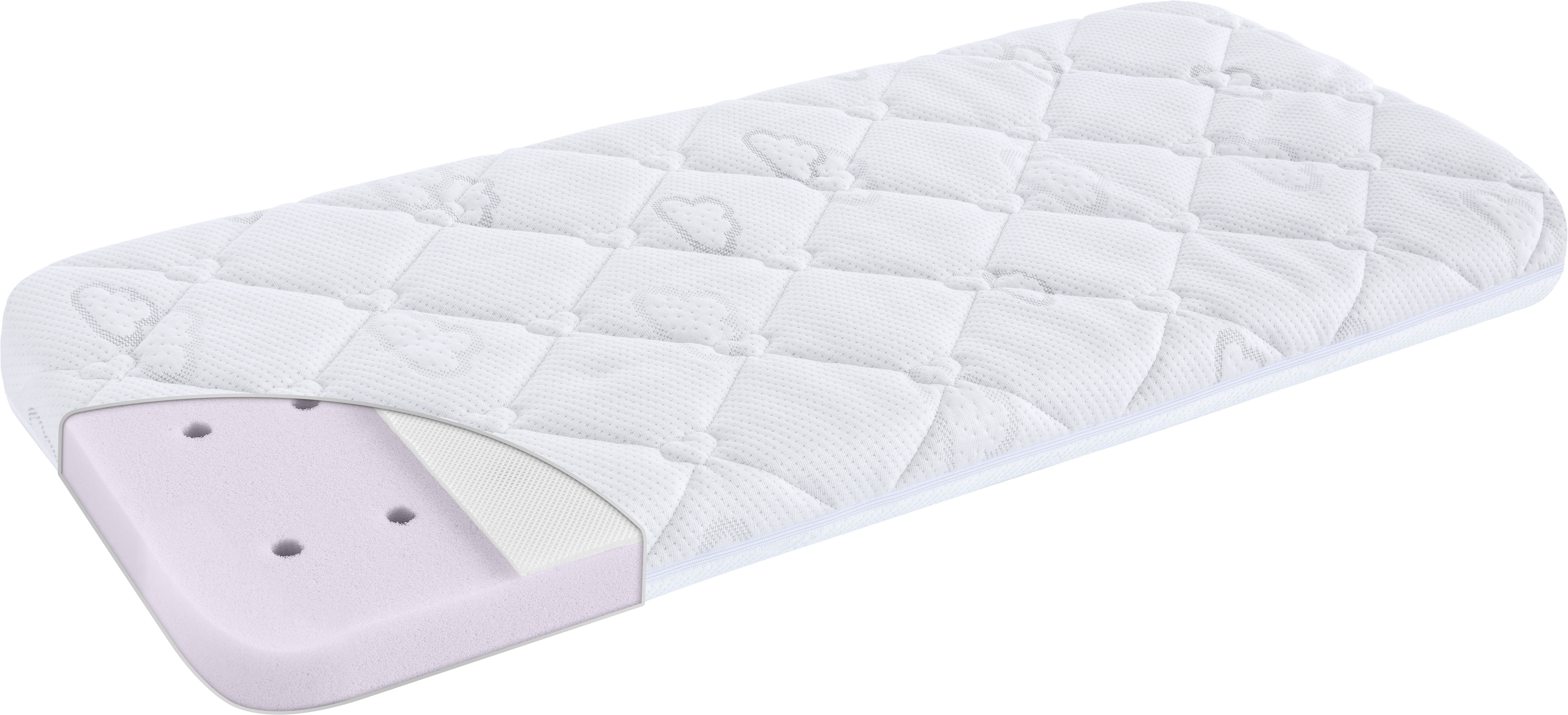 Träumeland Kaltschaummatratze "Beistellbett Brise Light Chicco next 2 me, abgerundete Ecken, 50x83 cm" 6 cm hoch Raumgewicht: 35 kg/m³ 1 Stk. tlg. Matratze, Allergiker geeignet (Hausstauballergiker)