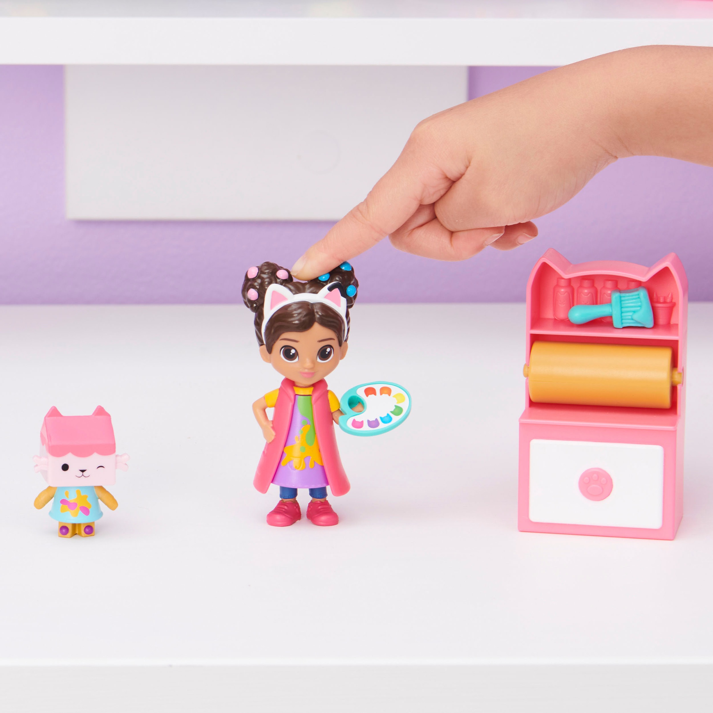 Spin Master Spielwelt »Gabby's Dollhouse - Cat-tivity Pack – Bastelset mit Baby Box«, Art Studio