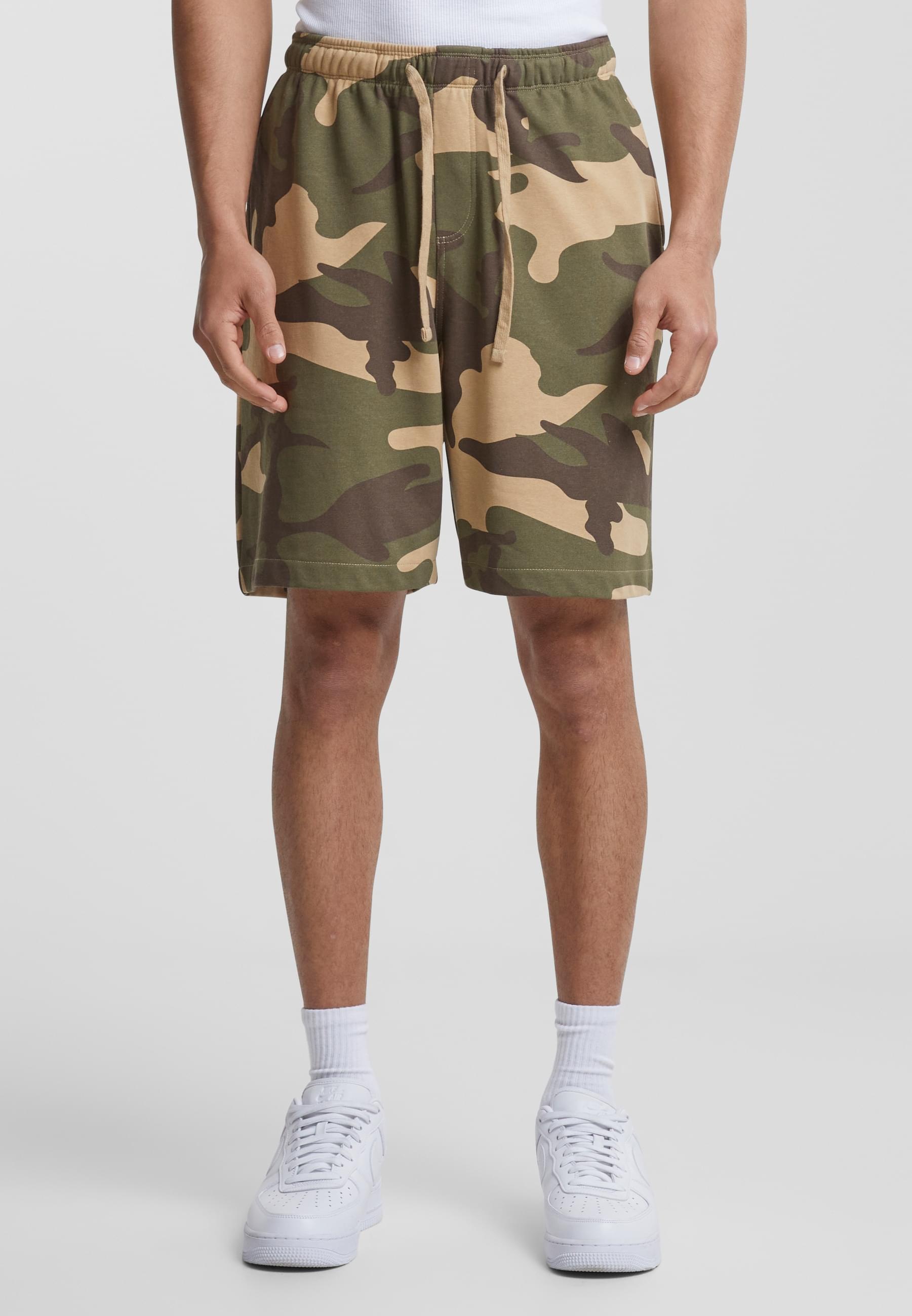 URBAN CLASSICS Shorts »Urban Classics Herren Easy Camo Shorts«, (1 tlg.)