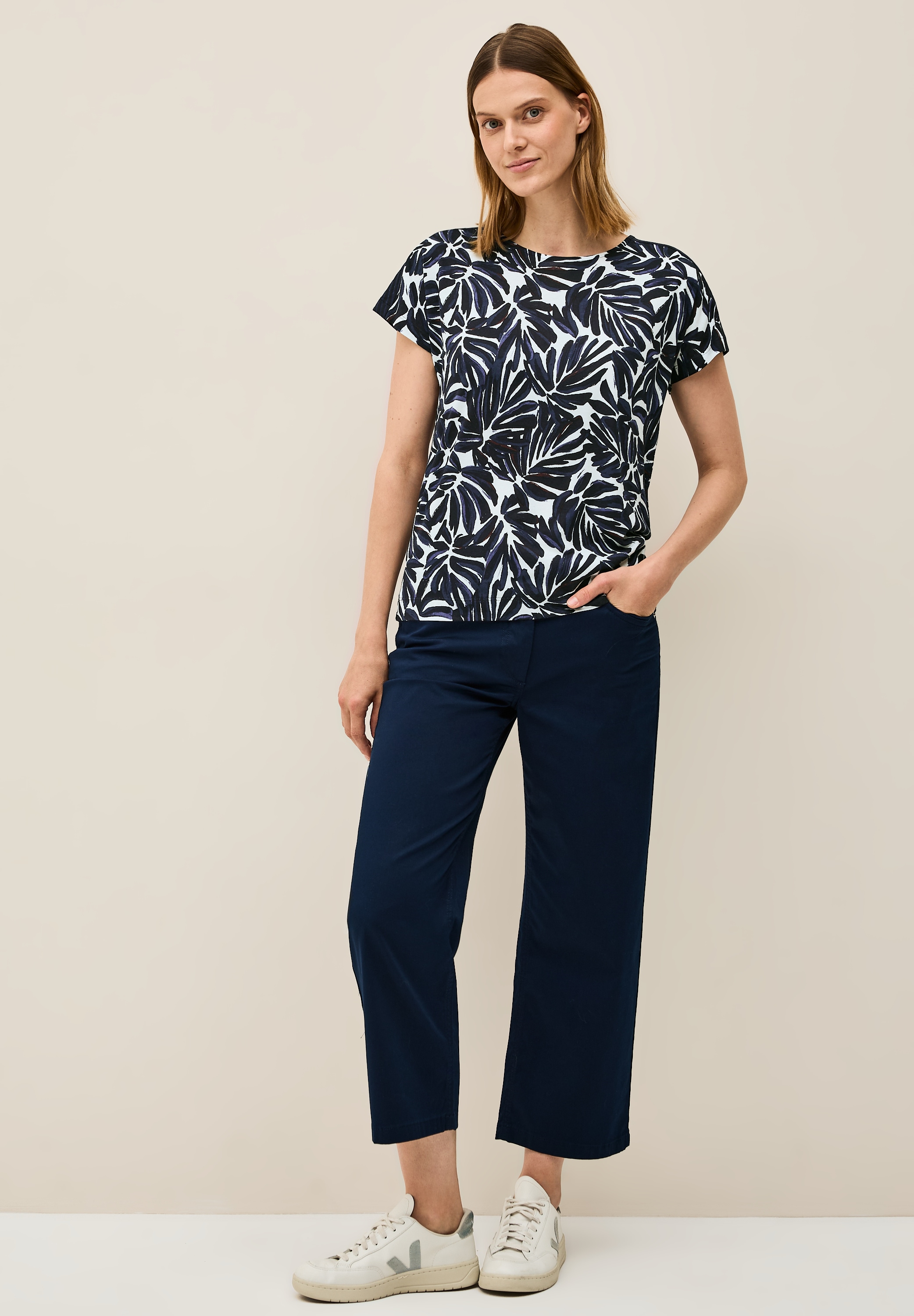 Cecil Print-Shirt, mit Rundhalsausschnitt