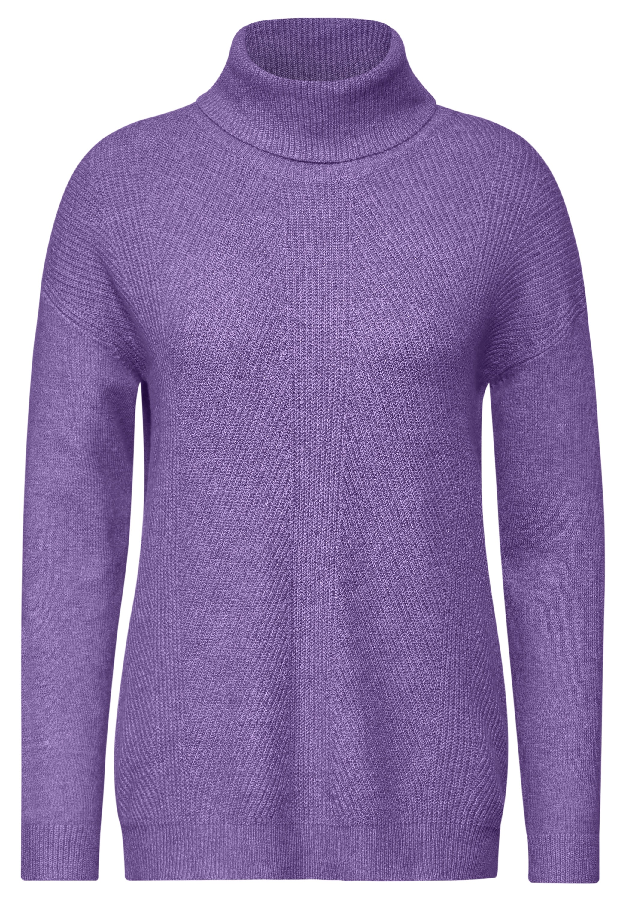 Cecil Rollkragenpullover, aus softem Materialmix