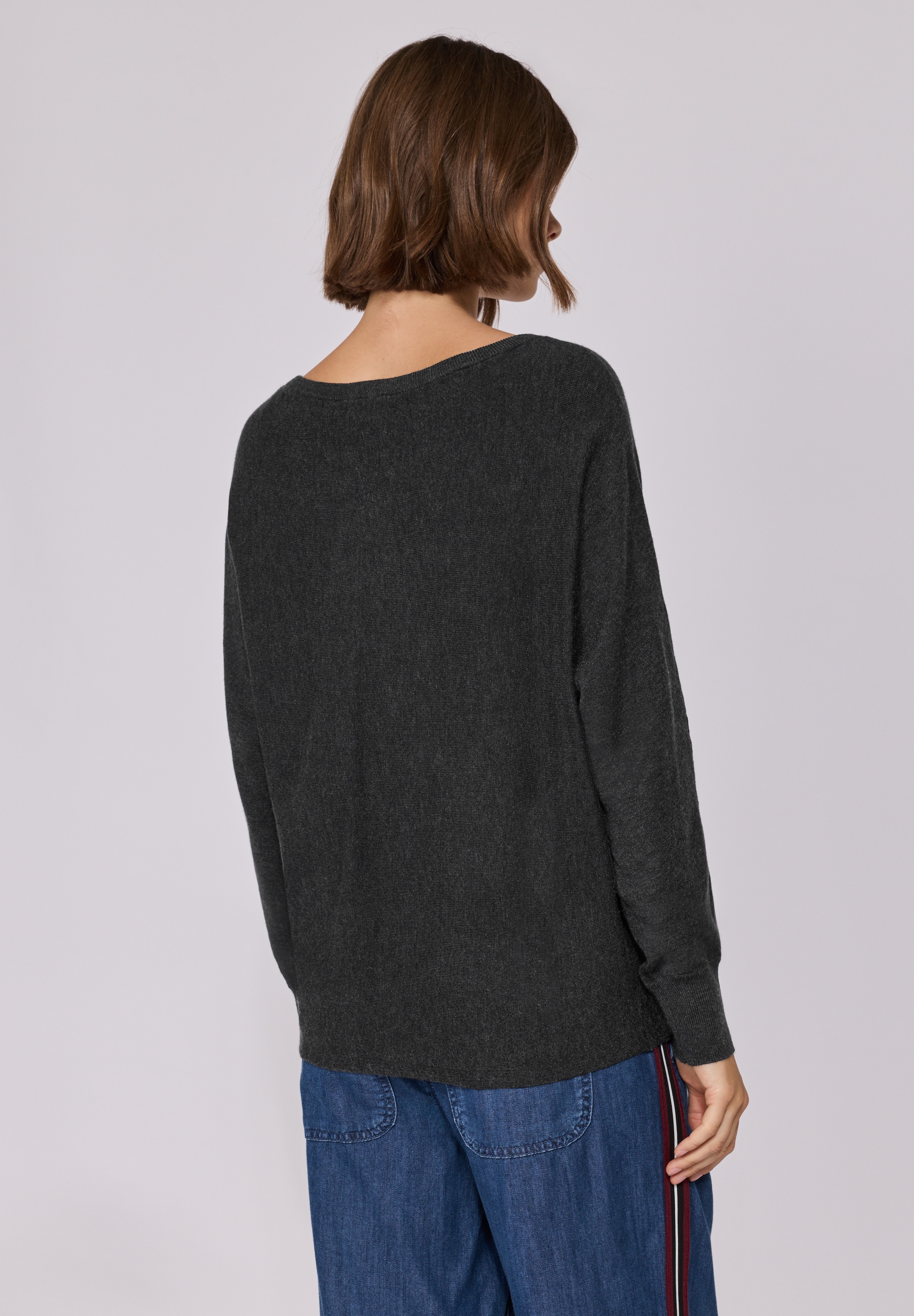 STREET ONE STUDIO Strickpullover, aus softem Materialmix