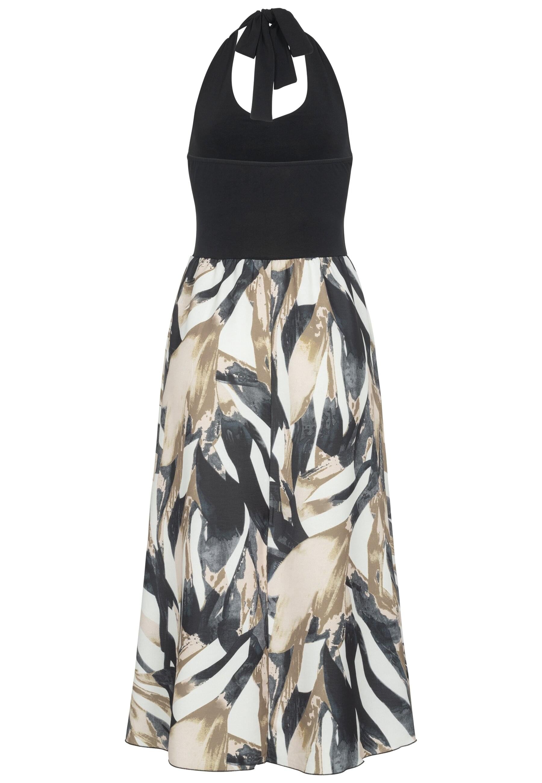 CLOUD 5IVE Shirtkleid "CLOUD 5IVE Maxi Neckholder-Dress with abstract print günstig online kaufen