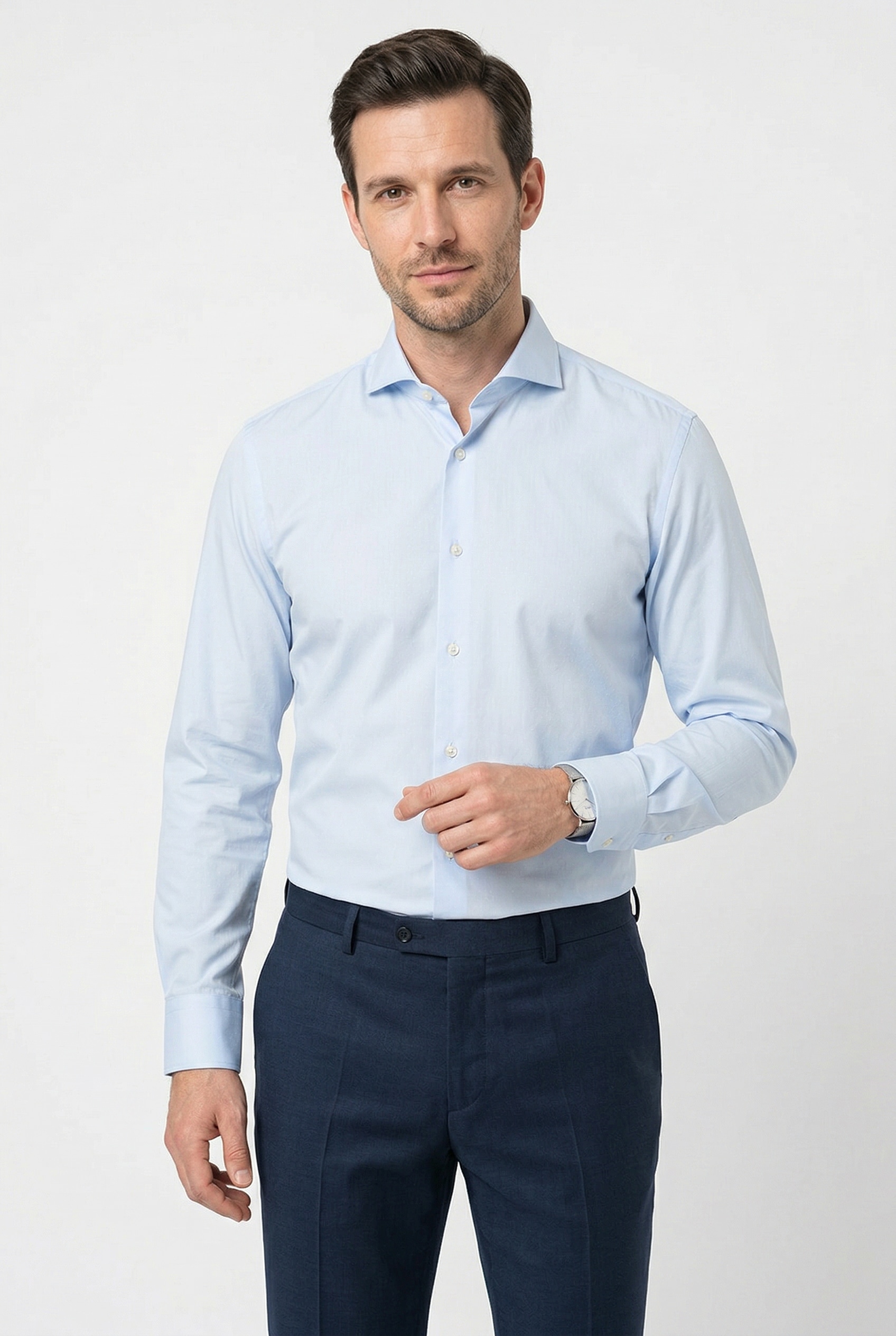 BOSS Businesshemd Kentkragen, Regular Fit, Baumwollmischung