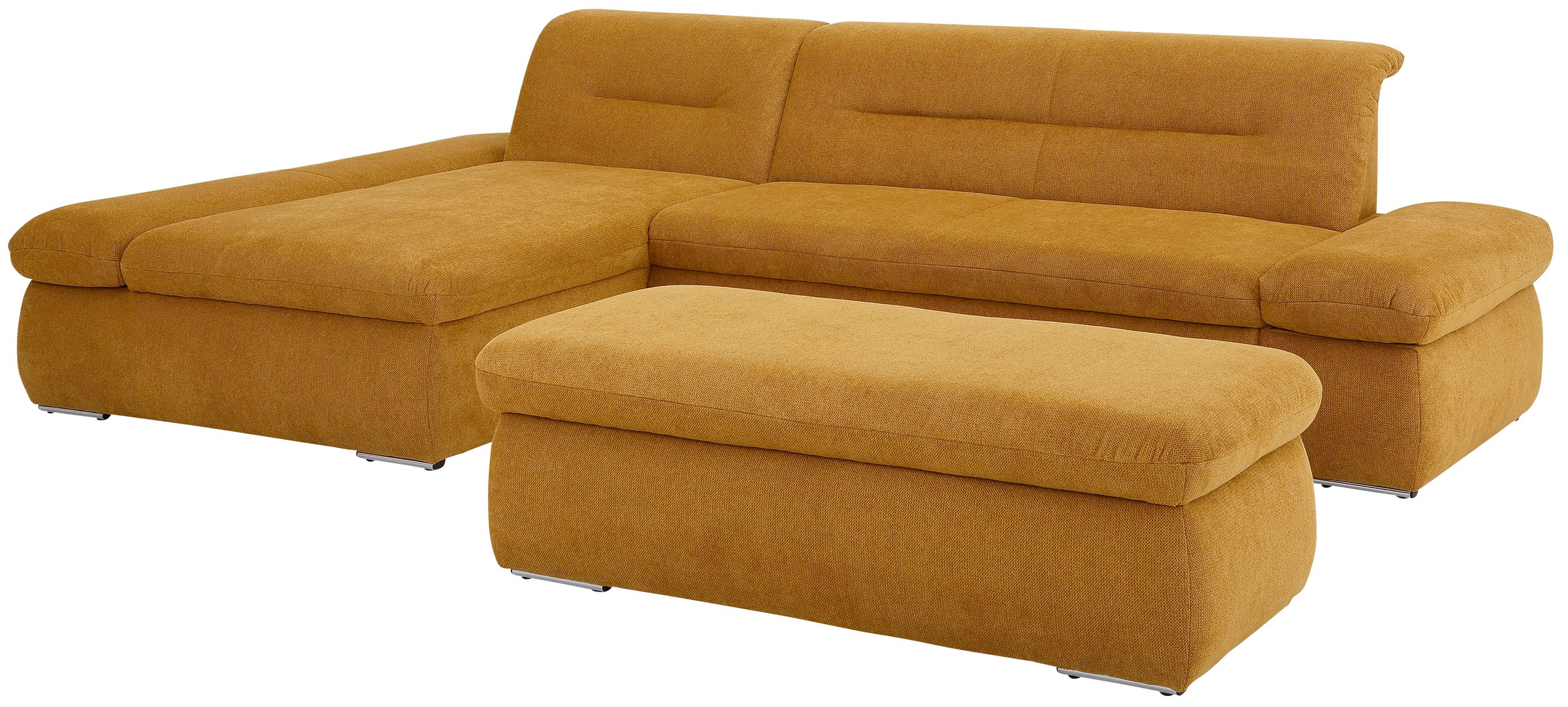INOSIGN Ecksofa »Avesa L-Form«, Wahlweise mit Armteilvertsellung und Bettfunktion, B/T/H: 300/172/80cm
