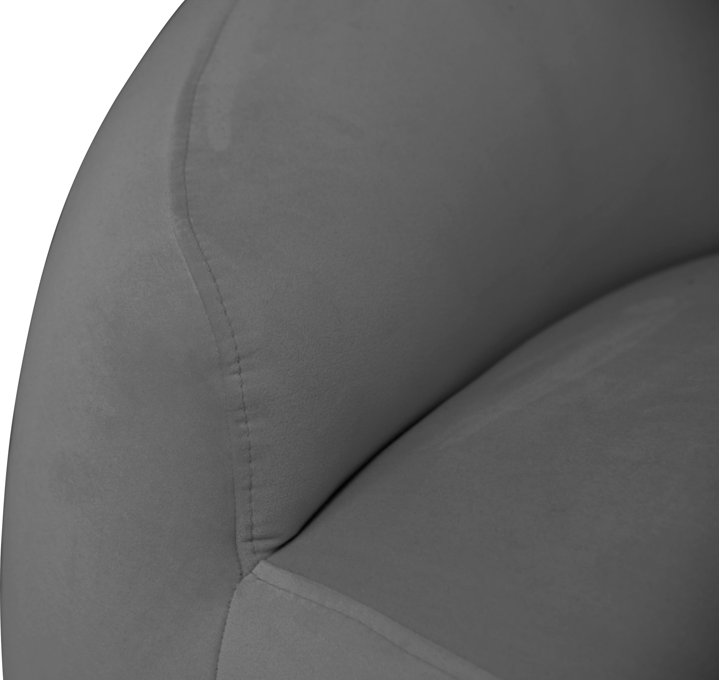 LeGer Home by Lena Gercke Ecksofa »YANI L-Form, Designersofa, organische Form, Maße B/T/H: 255/170/81 cm«, mit Wellenunterfederung, auch in Bouclé, Recamiere rechts/links