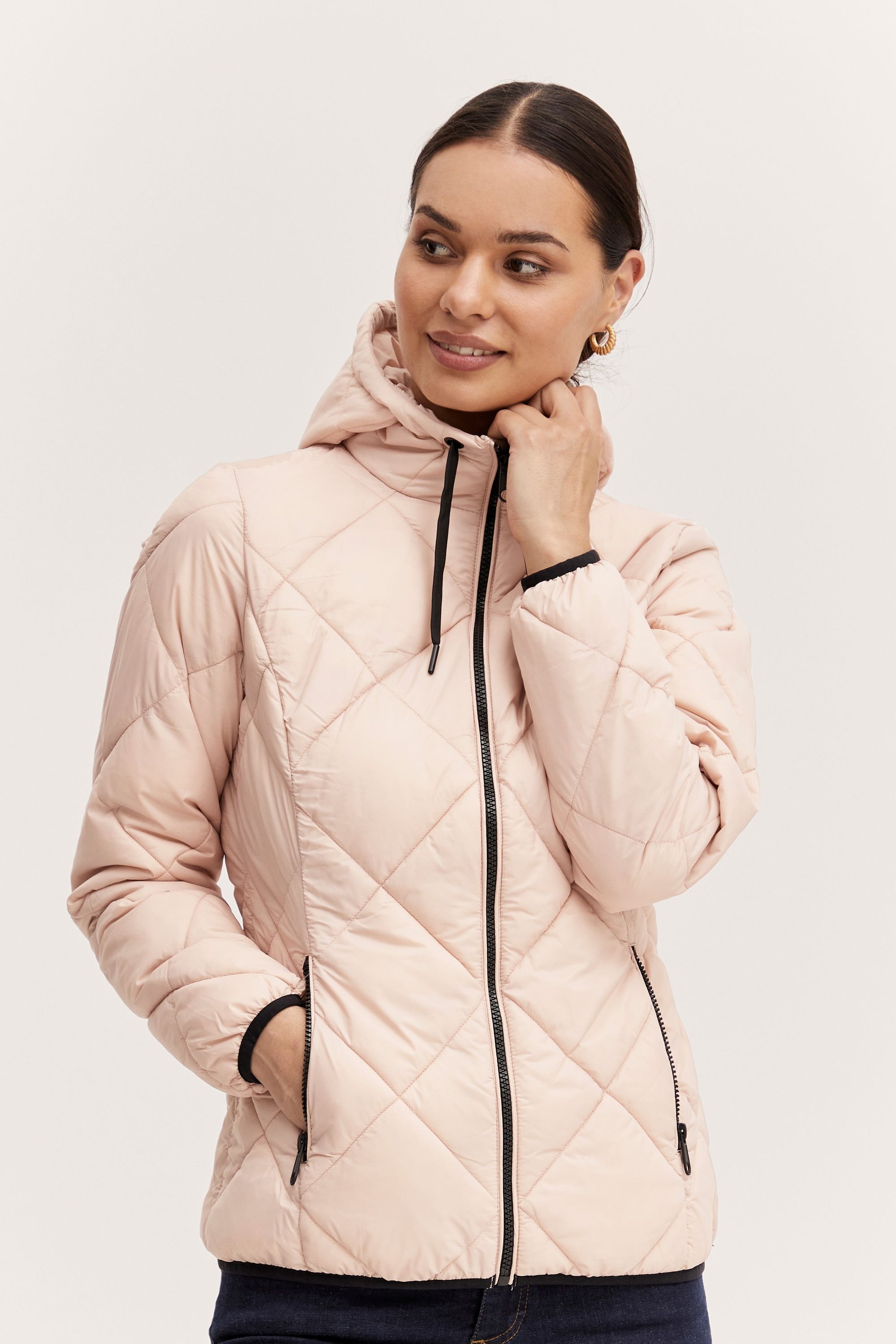b.young Steppjacke »Steppjacke BYAmalla«, mit Kapuze