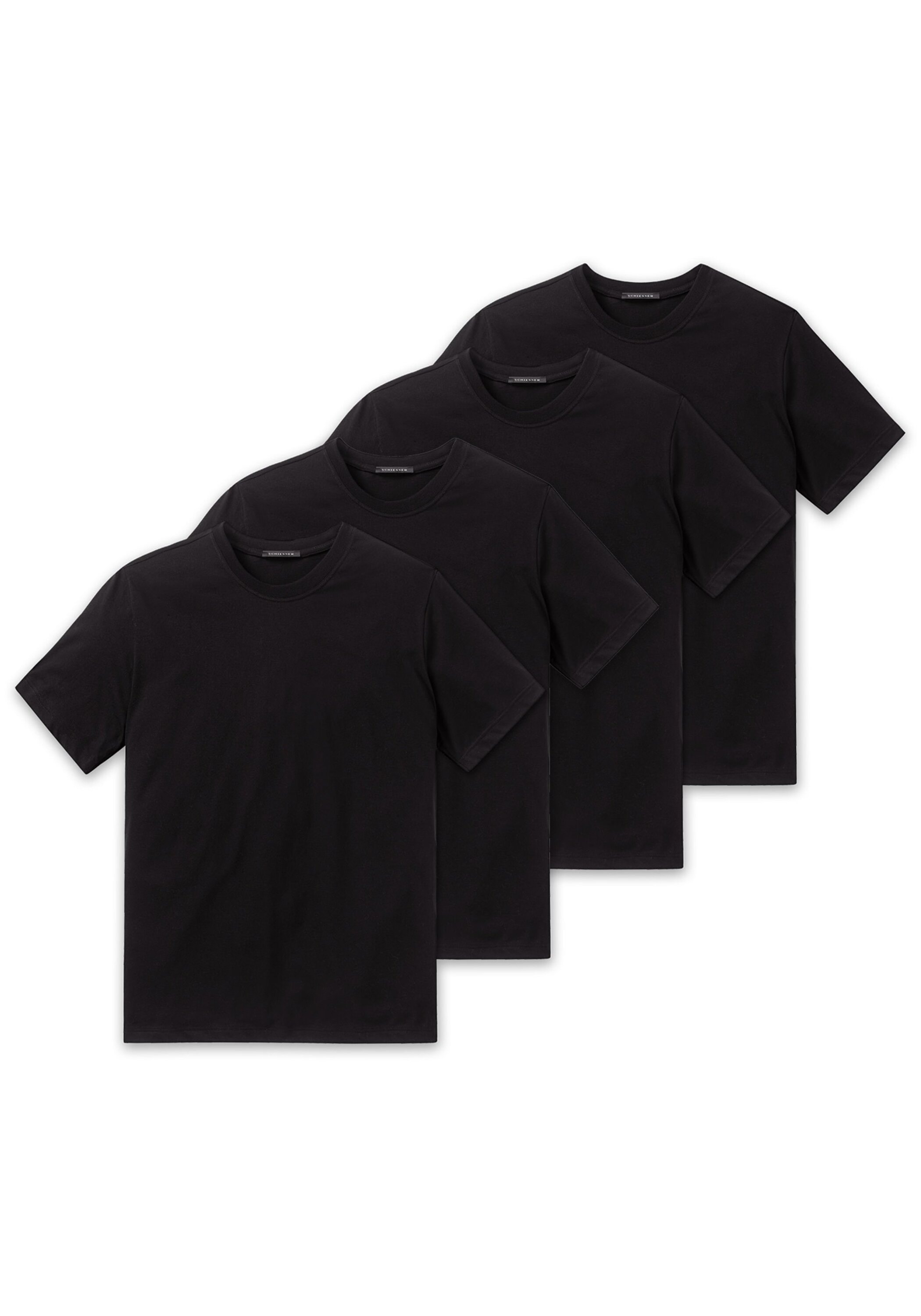 Schiesser T-Shirt "T-Shirt American T-Shirt 4er Pack" günstig online kaufen