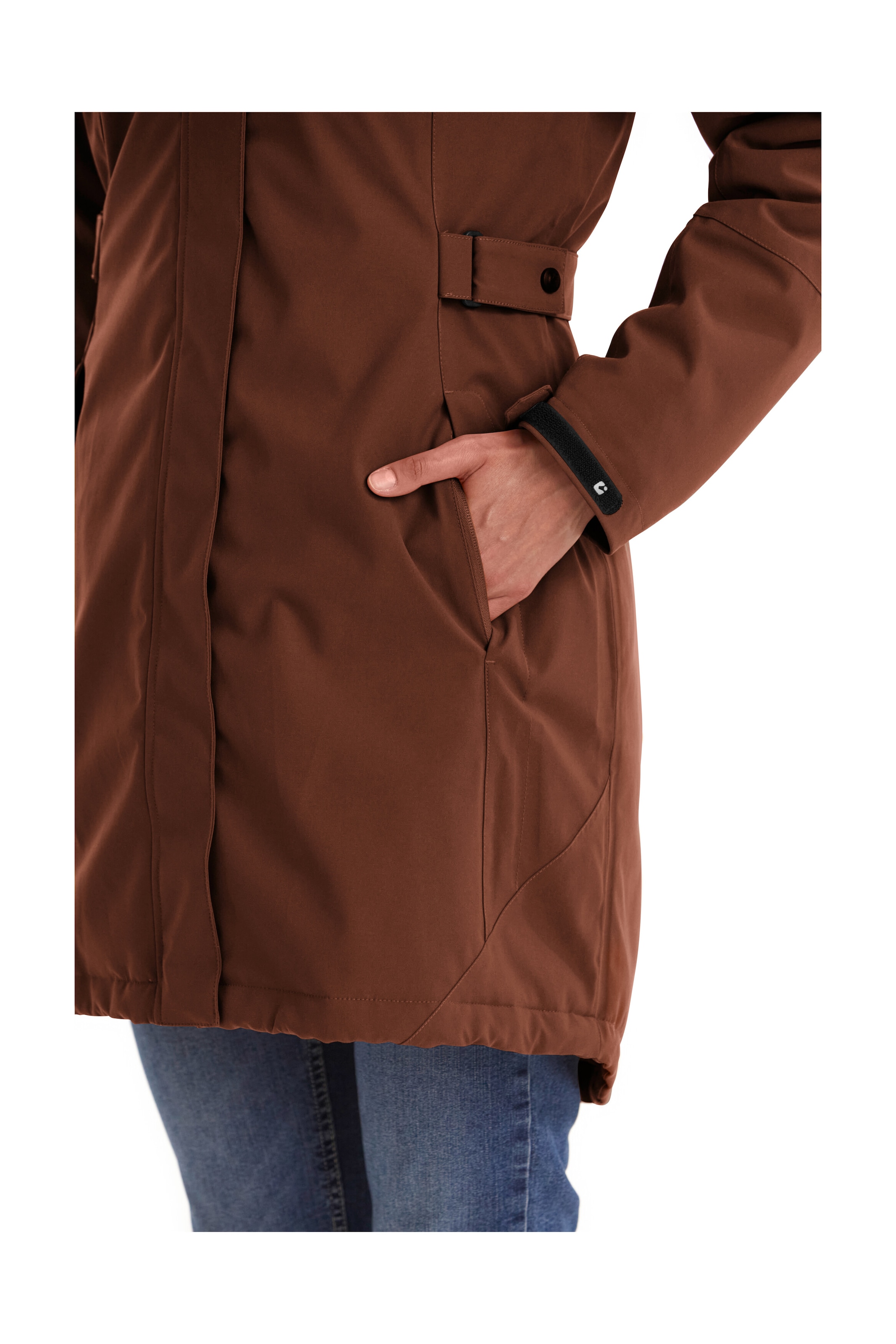 Killtec Parka »KOW 165 WMN PRK«, Wasser- und winddichter Parka mit Teddyfleece und abnehmbarer Kapuze