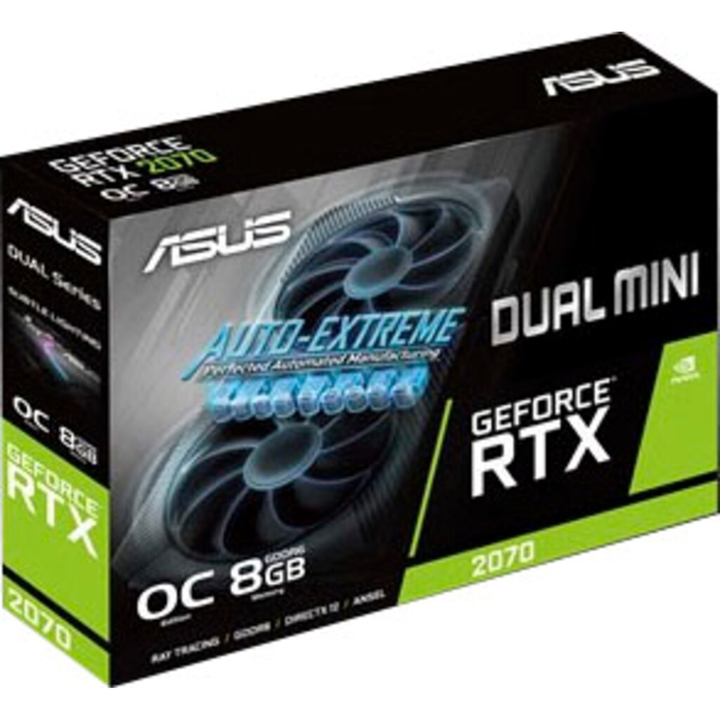 Asus Grafikkarte »DUAL RTX 2070 O8G MINI«, 8 GB, GDDR6