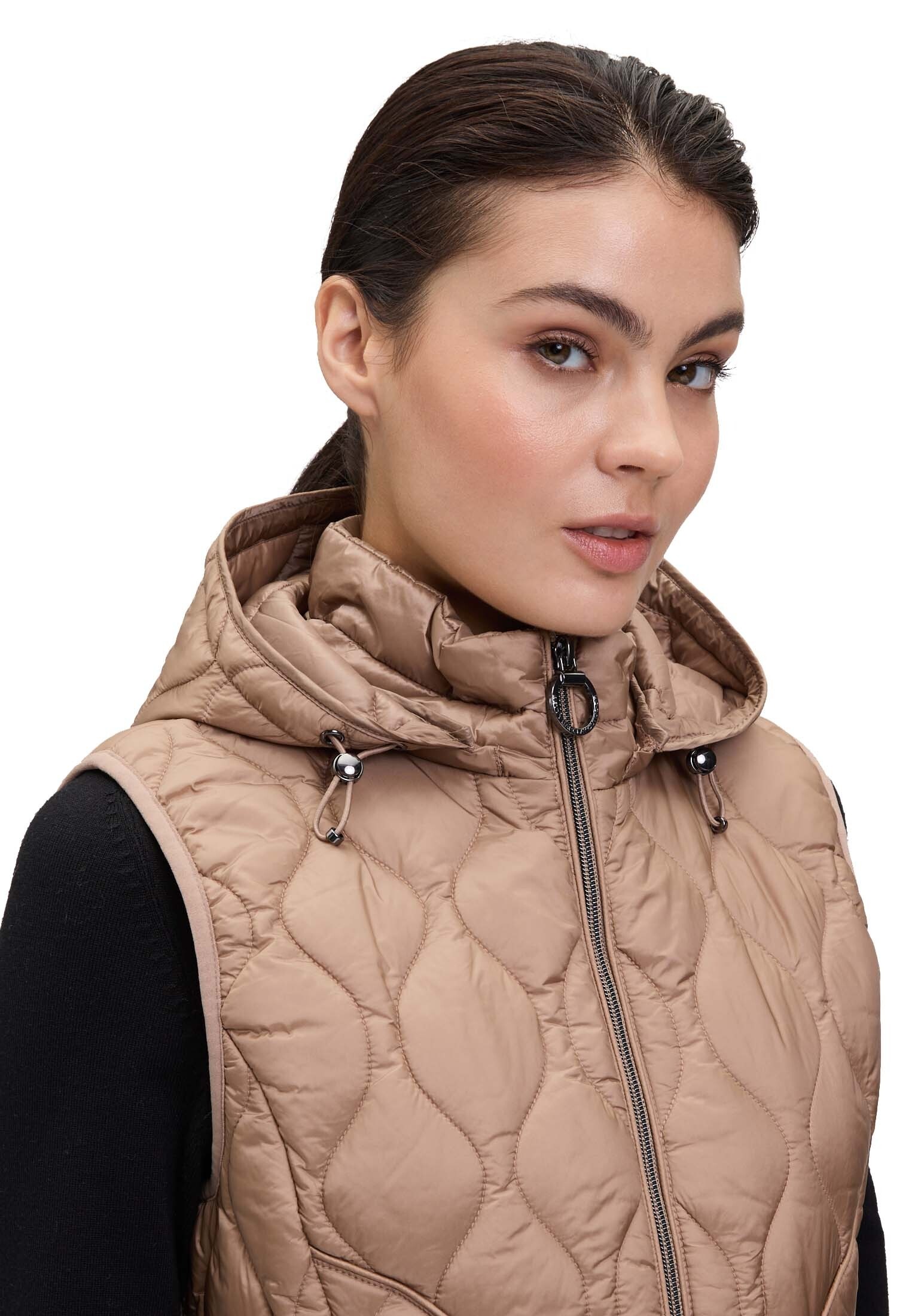 Betty Barclay Strickweste »Betty Barclay Damen Steppweste mit Kapuze«