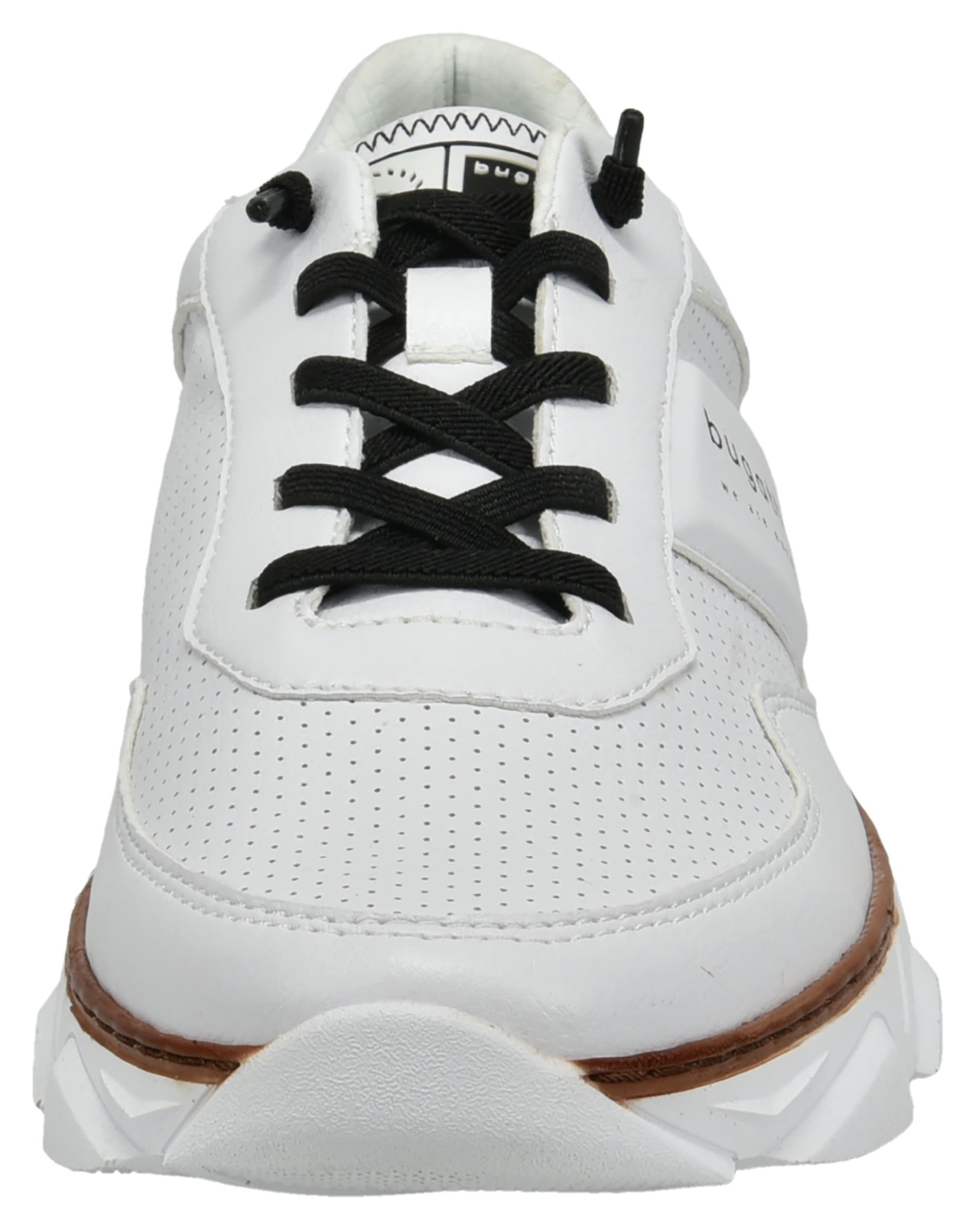 bugatti Slip-On Sneaker, Freizeitschuh, Halbschuh, Slipper mit Kontrast-Rahmenbesatz