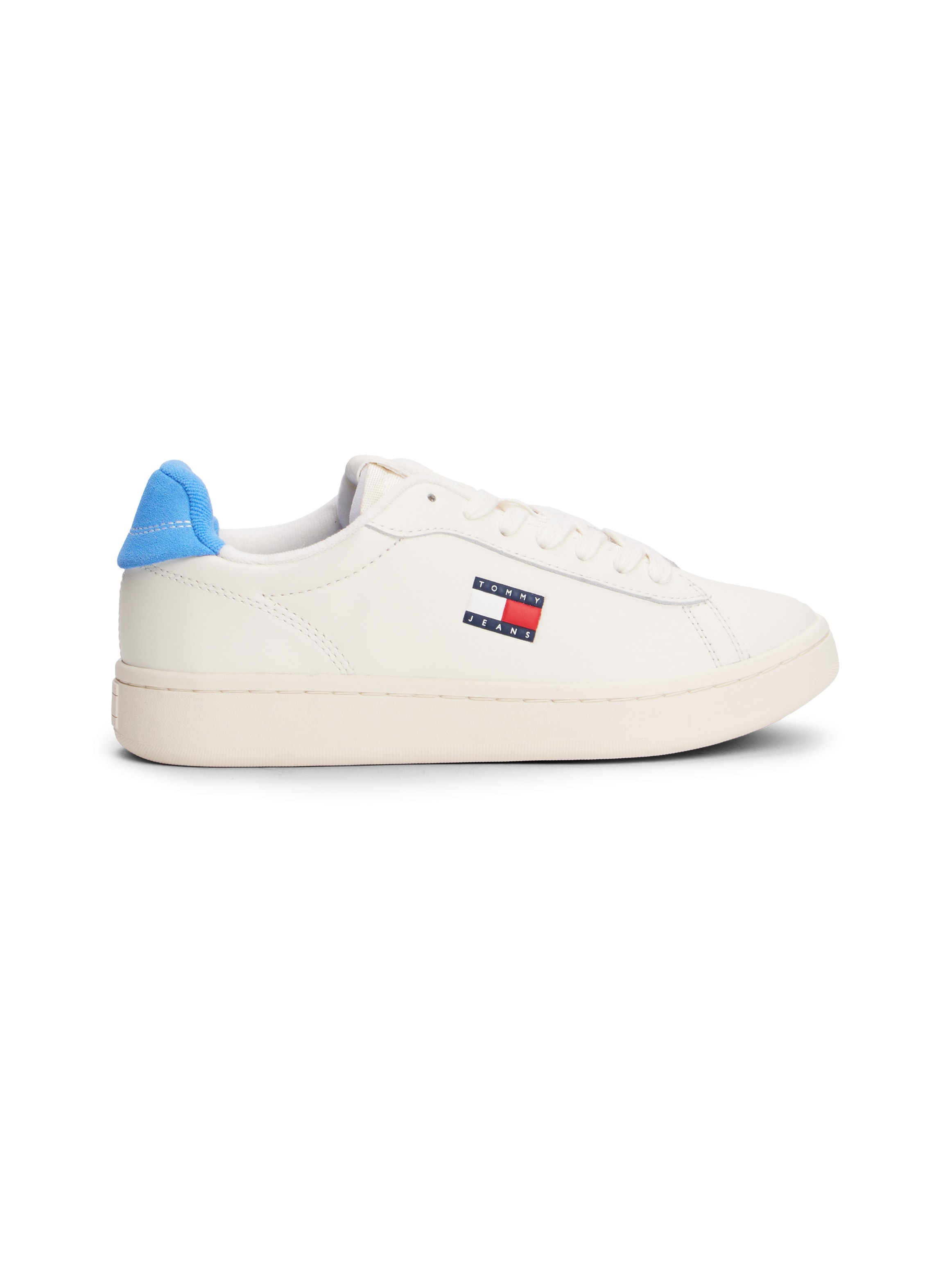 Tommy Jeans Plateausneaker »ARCHIVE' 98«, Freizeitschuh, Halbschuh, Schnürschuh, Kontrastbesatz an der Ferse