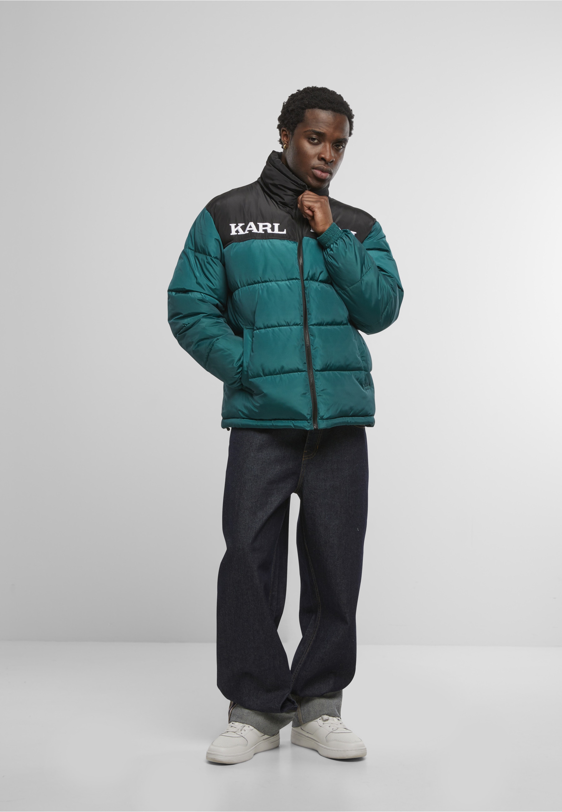 Karl Kani Winterjacke »Karl Kani Retro Essential Puffer Jacket« 1 Stk. tlg. ohne Kapuze