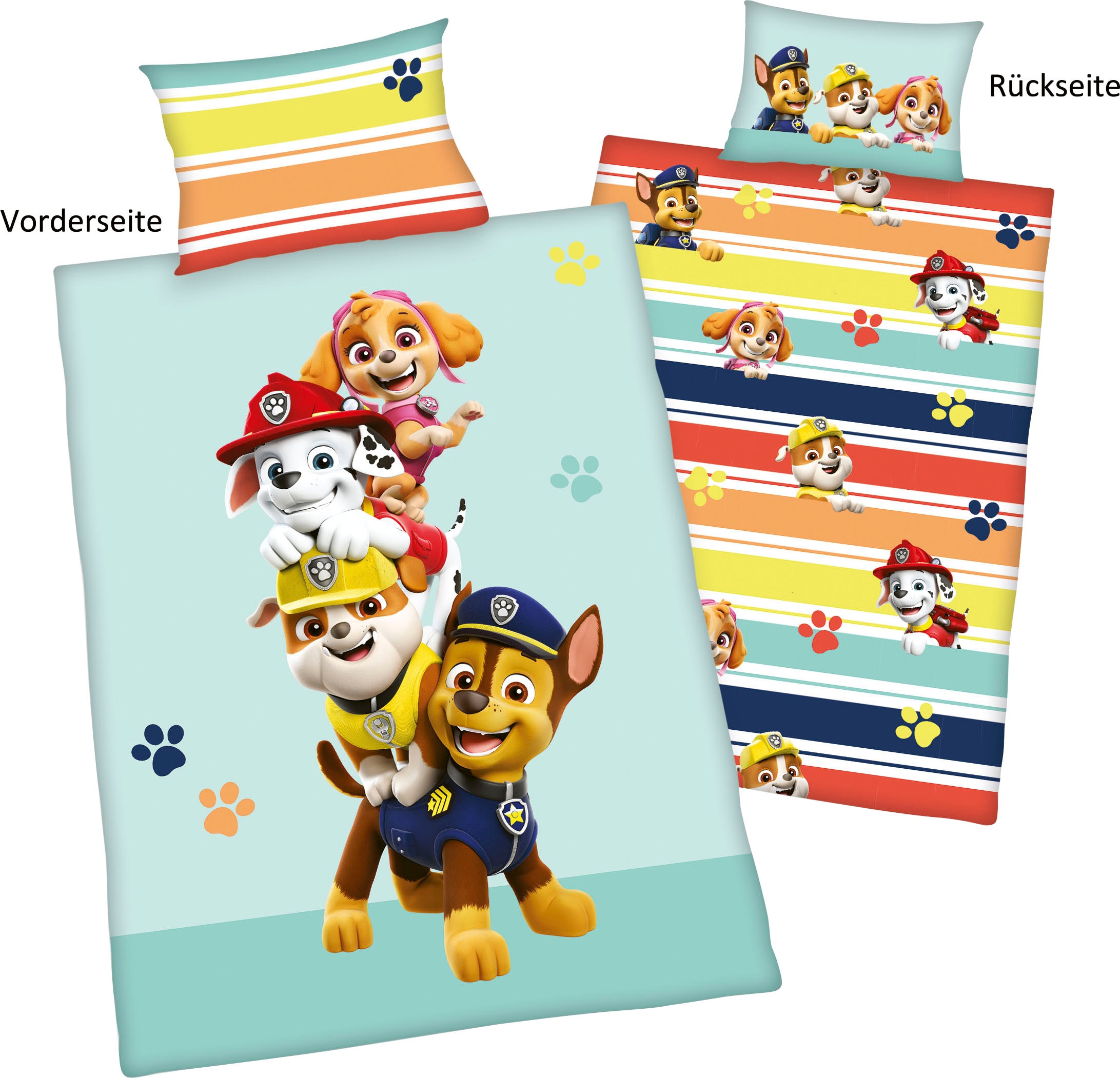 PAW PATROL Babybettwäsche "Paw Patrol", mit liebevollem Motiv