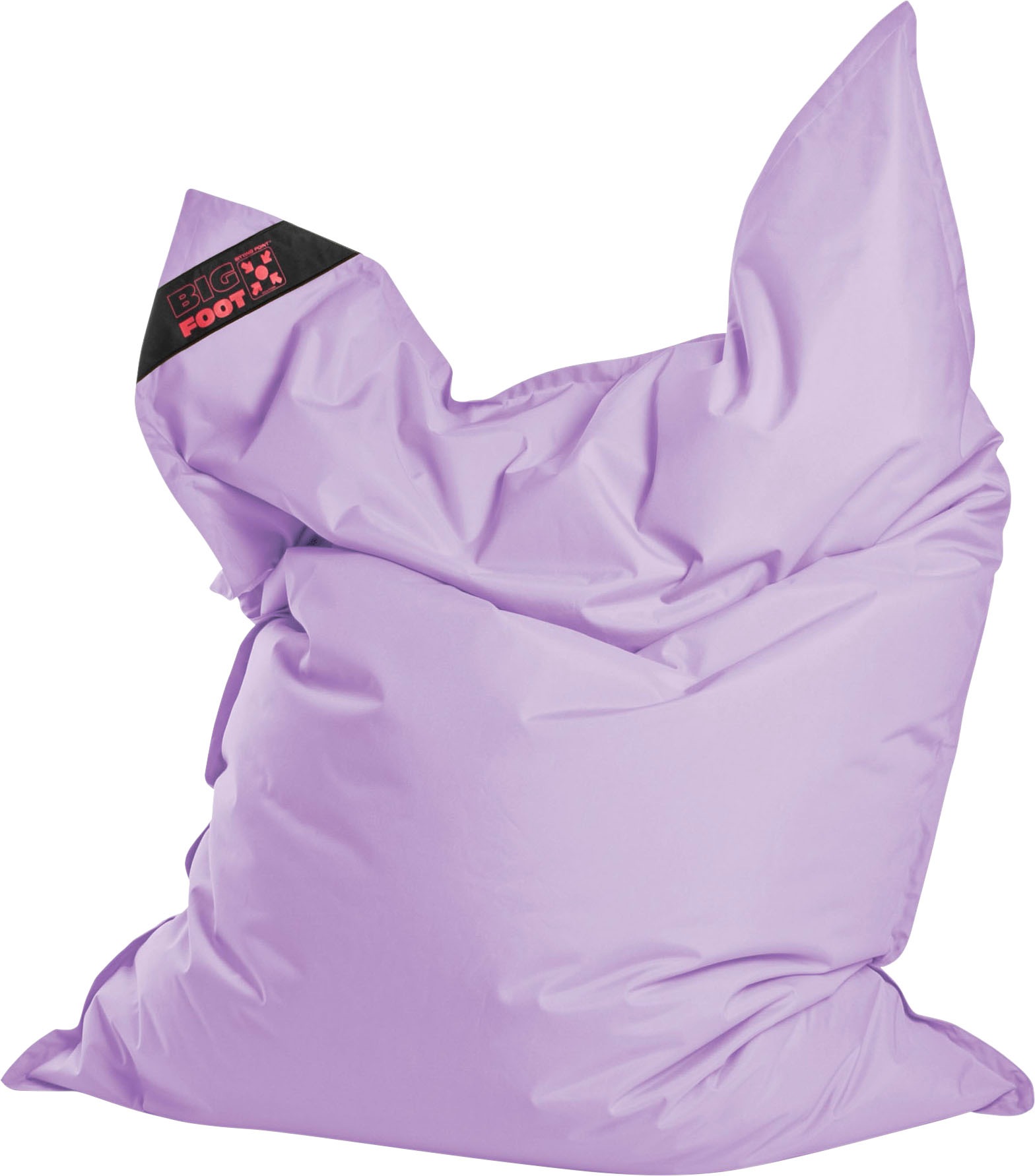 Sitzsack SITTING POINT, B:130cm H:170cm T:20cm, lila, Polyester, Polystyrol, Outdoor, Sitzsäcke, "BigFoot Scuba", Outdoor geeignet