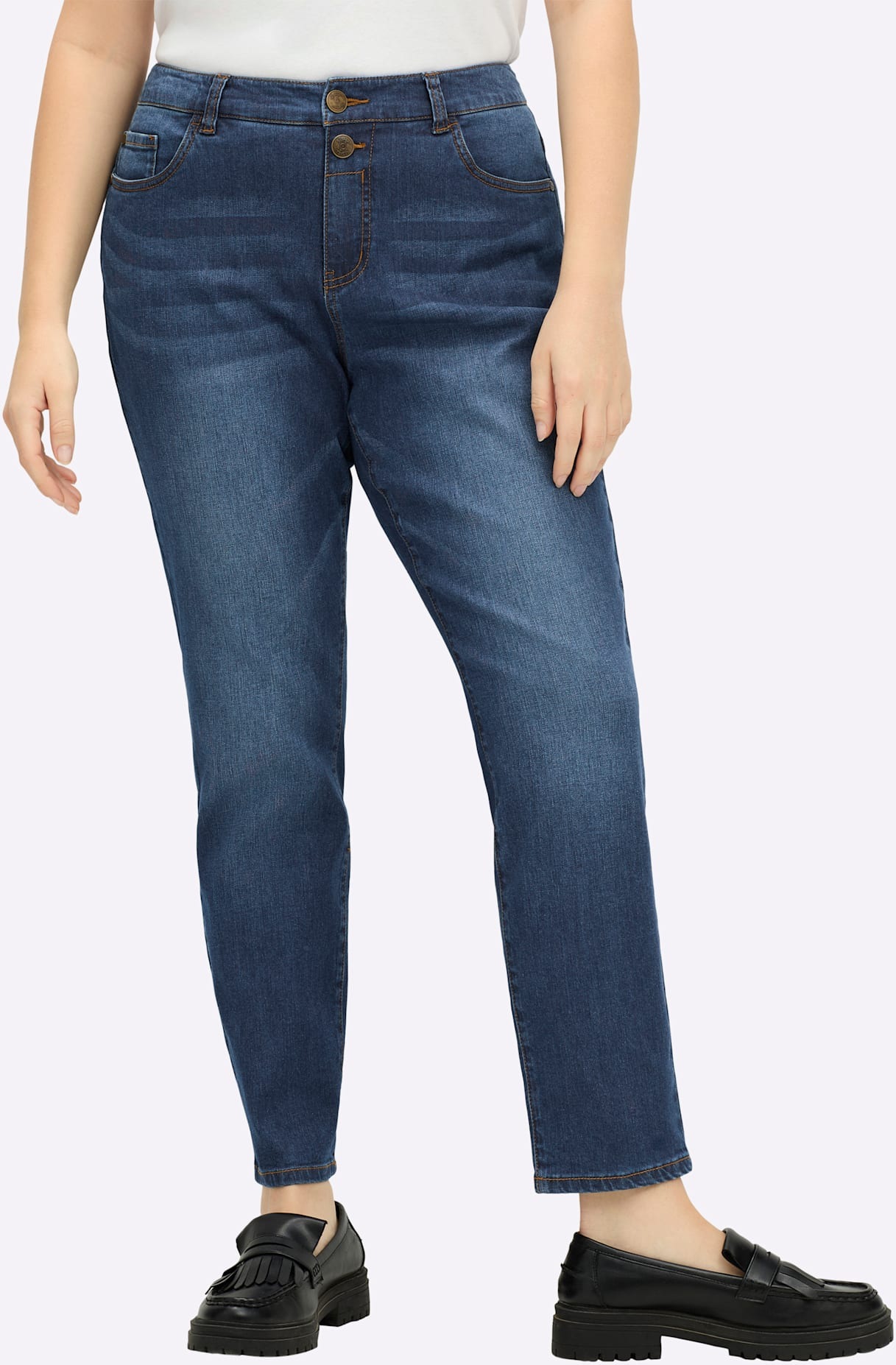 Sheego Bequeme Jeans 1 Stk. tlg. günstig online kaufen