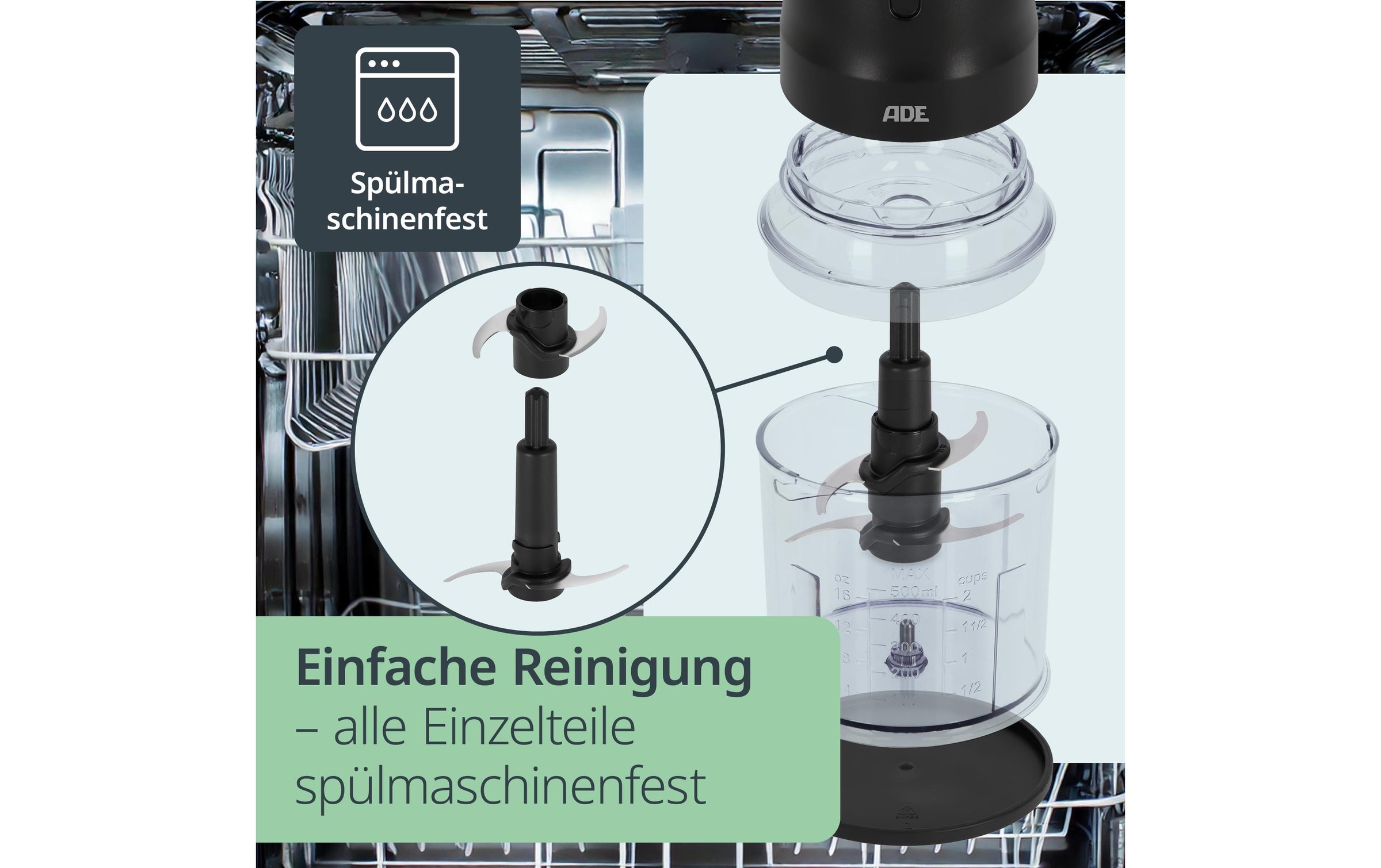 ADE Zerkleinerer »Elektrisch KG2401-1 400W 500 l«