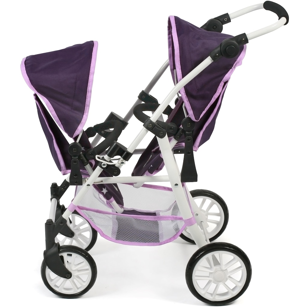 CHIC2000 Puppen-Zwillingsbuggy »Twinny, Stars Lila«