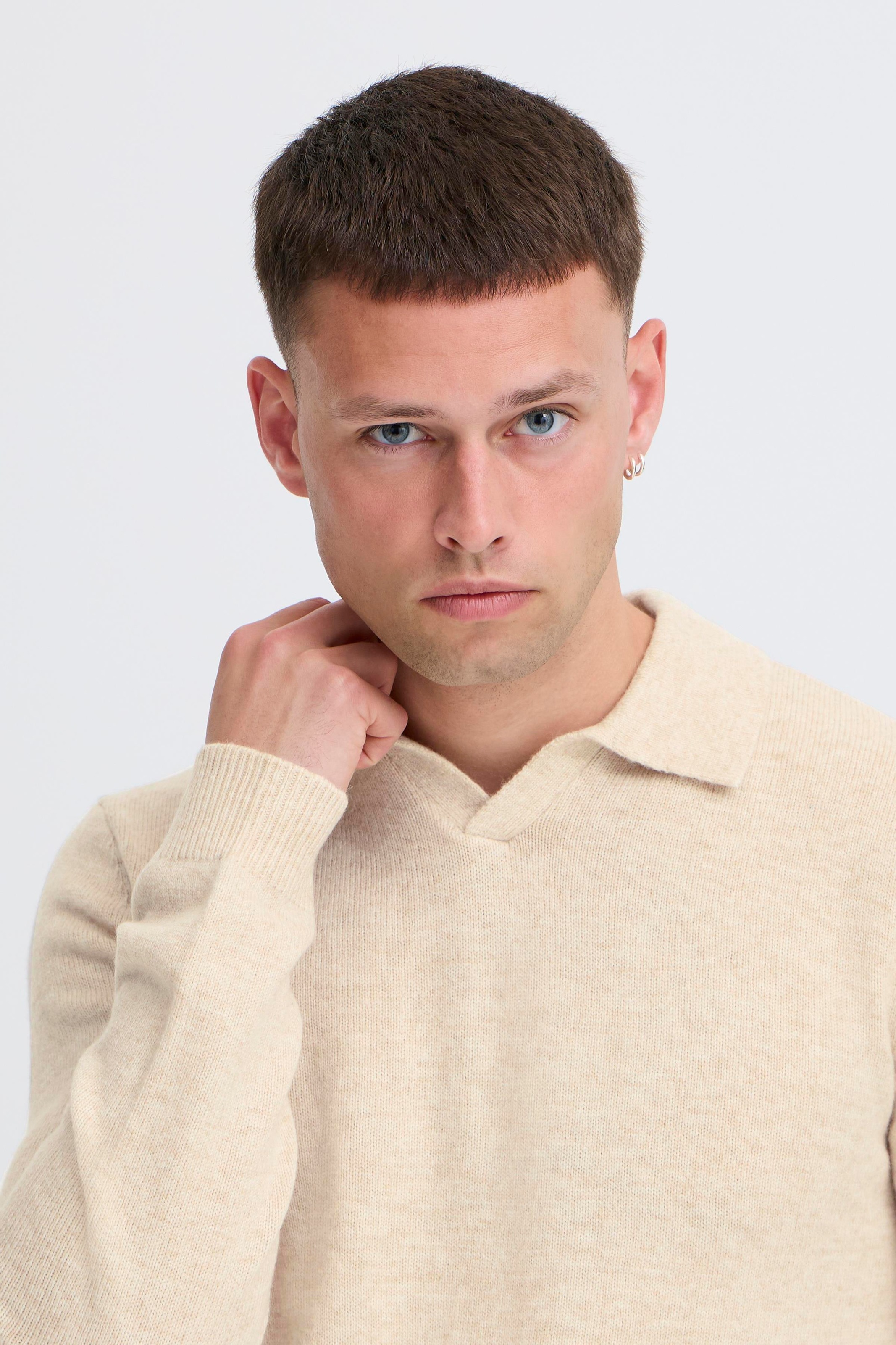 Blend Polokragenpullover »BHBRANKO POLO SPLITN.«