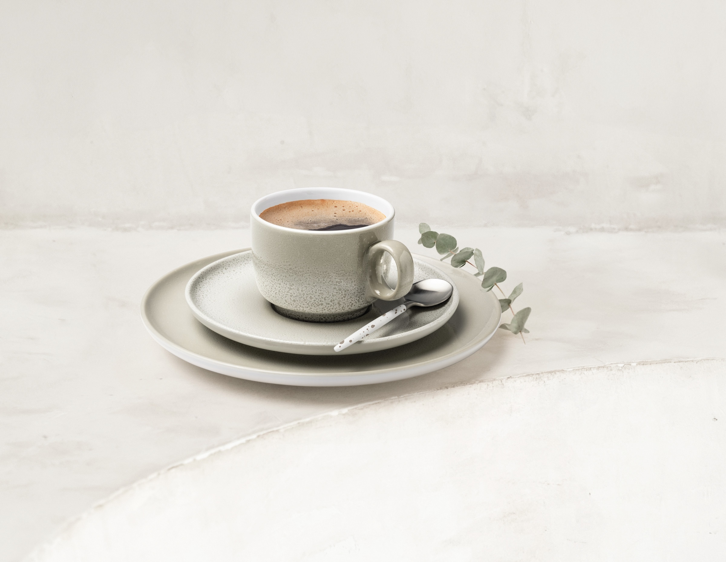 Seltmann Weiden Untertasse »Sento Home« Kombi-Untertasse für Kaffee-, Milchkaffee- & Cappuccinotasse, Becher