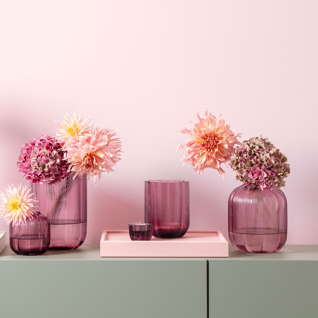 Villeroy & Boch Dekovase »Vasen-Set Fleur 22,5 cm 3er Set bunt« Spülmaschinenfest