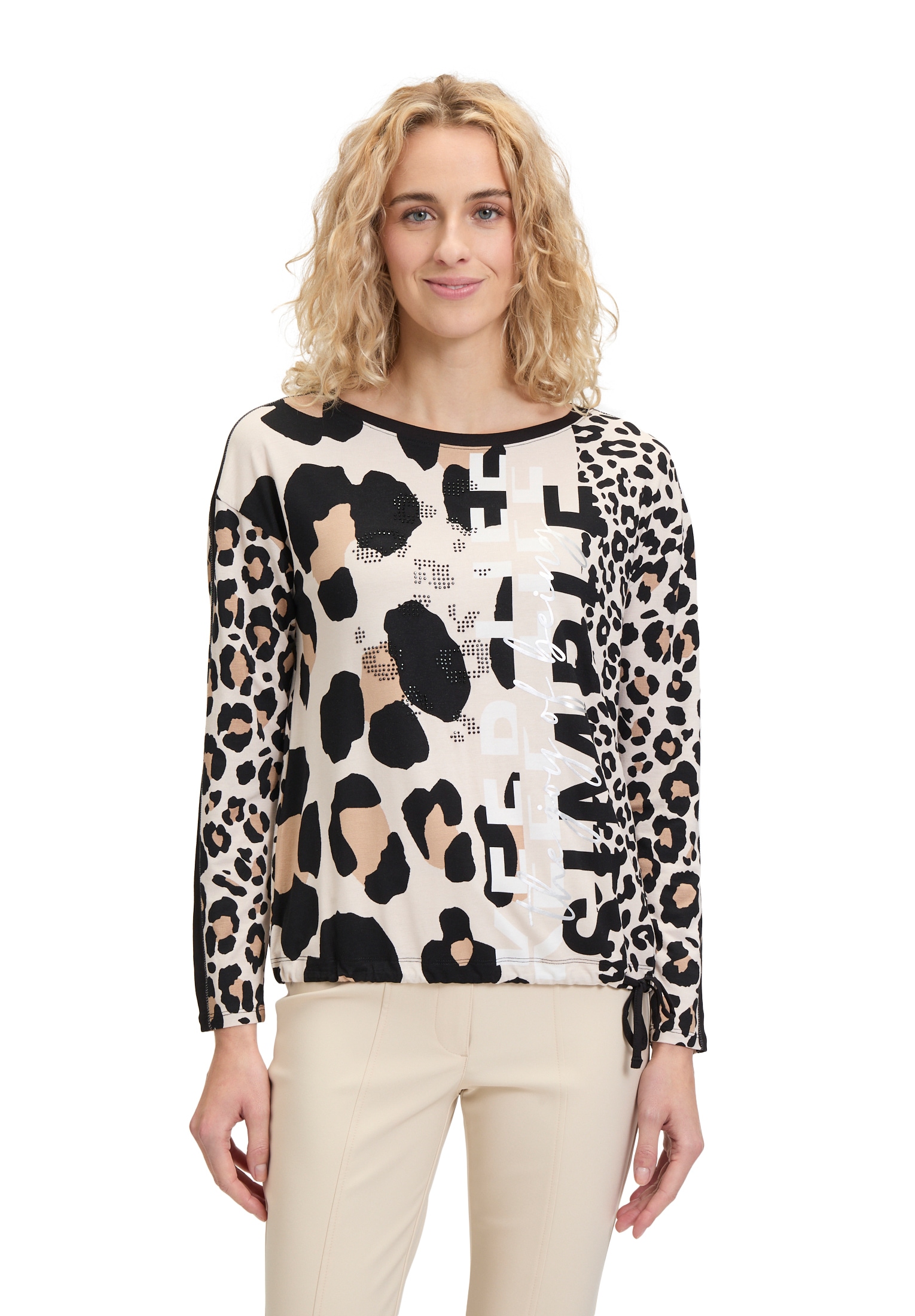 Betty Barclay Kurzarmshirt "Betty Barclay Damen Casual-Shirt mit Tunnelzug" günstig online kaufen