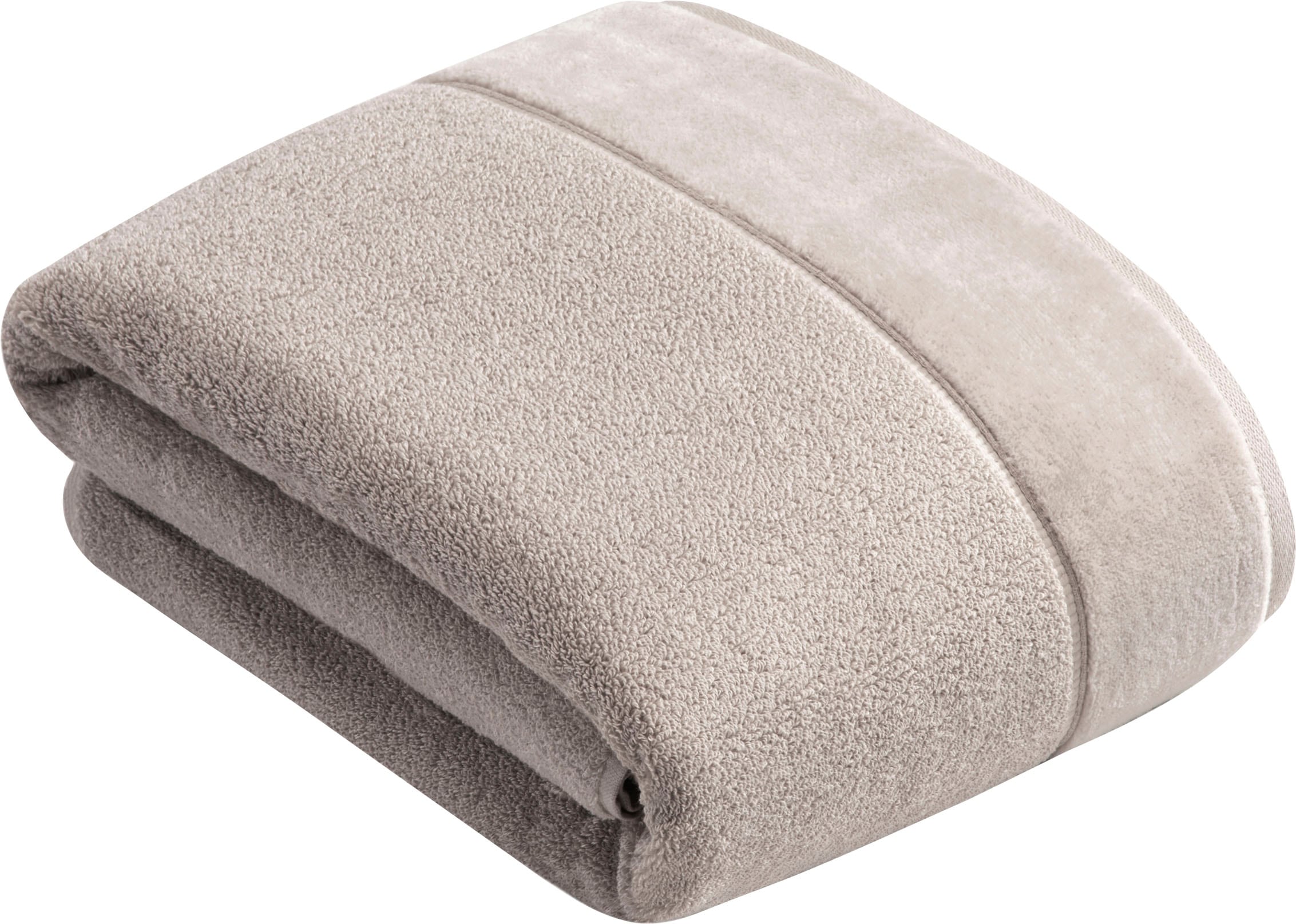 Vossen Badetuch "Pure" Baumwolle & VEGAN, mit eleganter Veloursbordüre günstig online kaufen